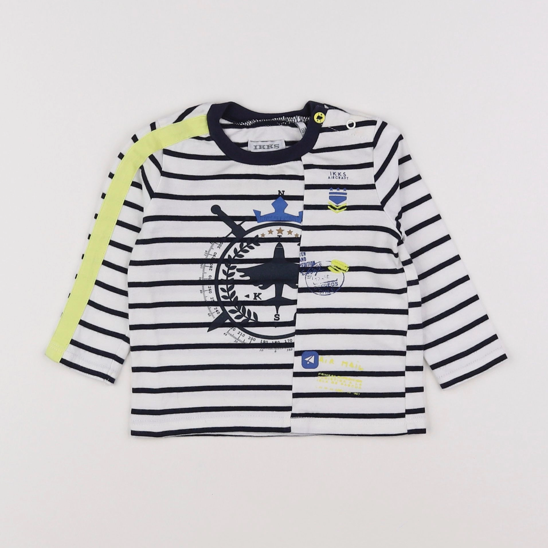 IKKS - tee-shirt blanc - 6 mois