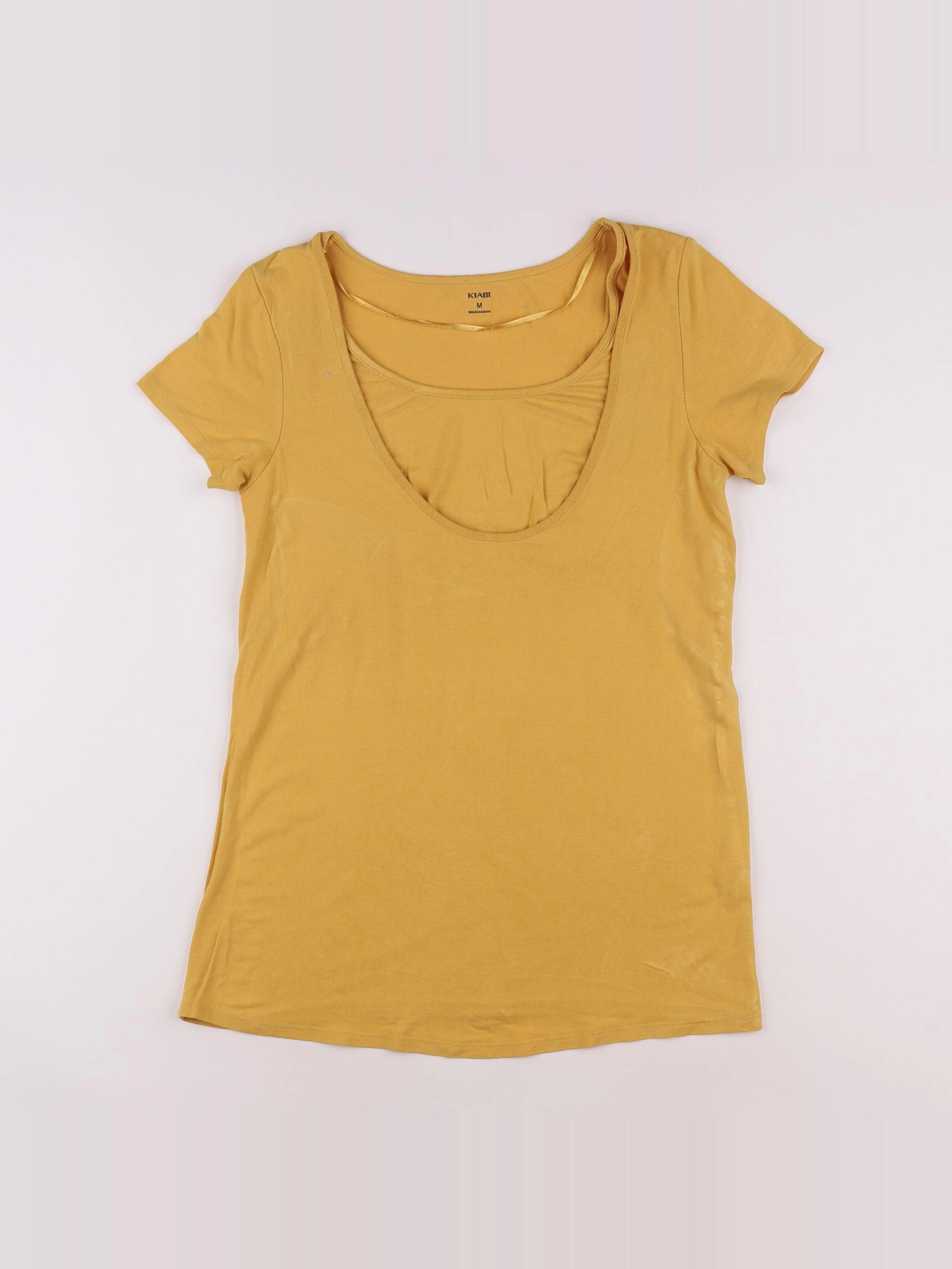 Kiabi - tee-shirt grossesse jaune - 38 à 40