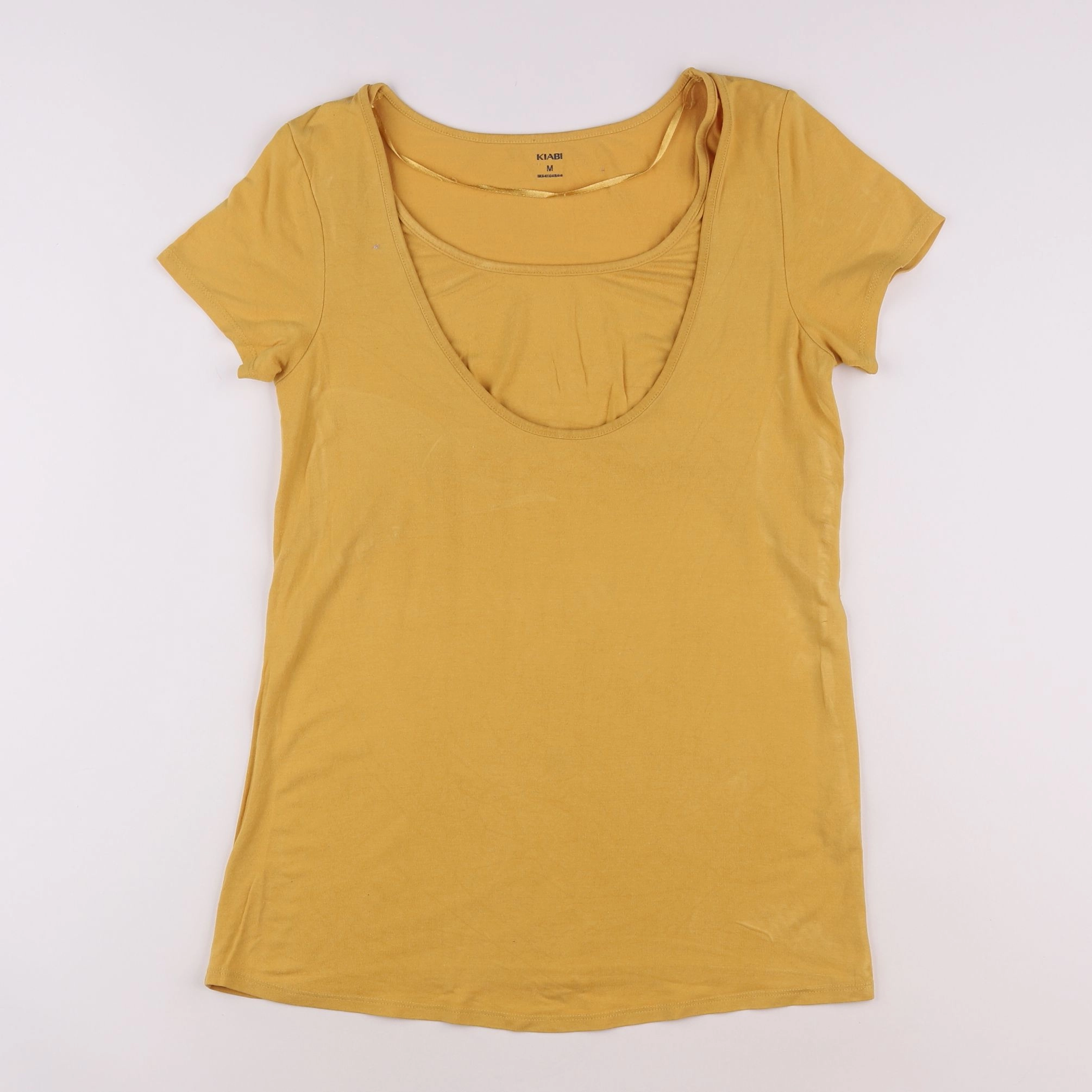 Kiabi - tee-shirt grossesse jaune - 38 à 40
