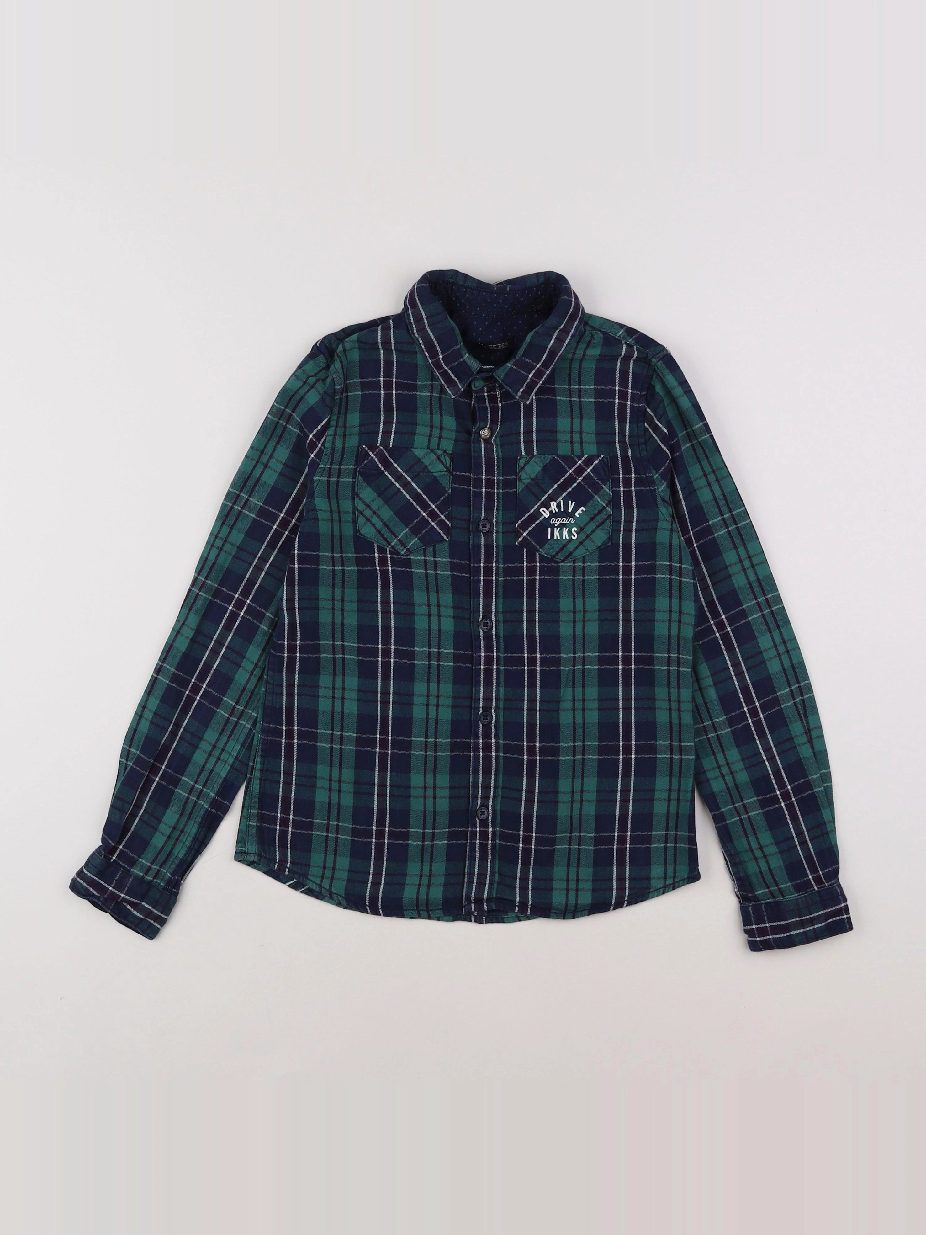 IKKS - chemise bleu - 8 ans