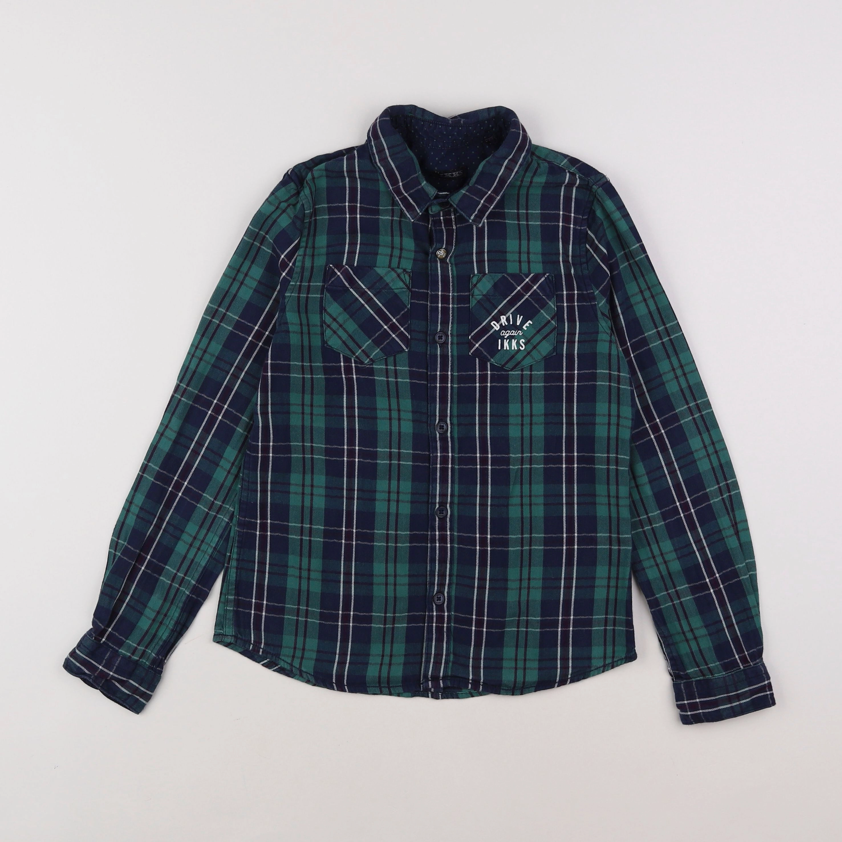 IKKS - chemise bleu - 8 ans