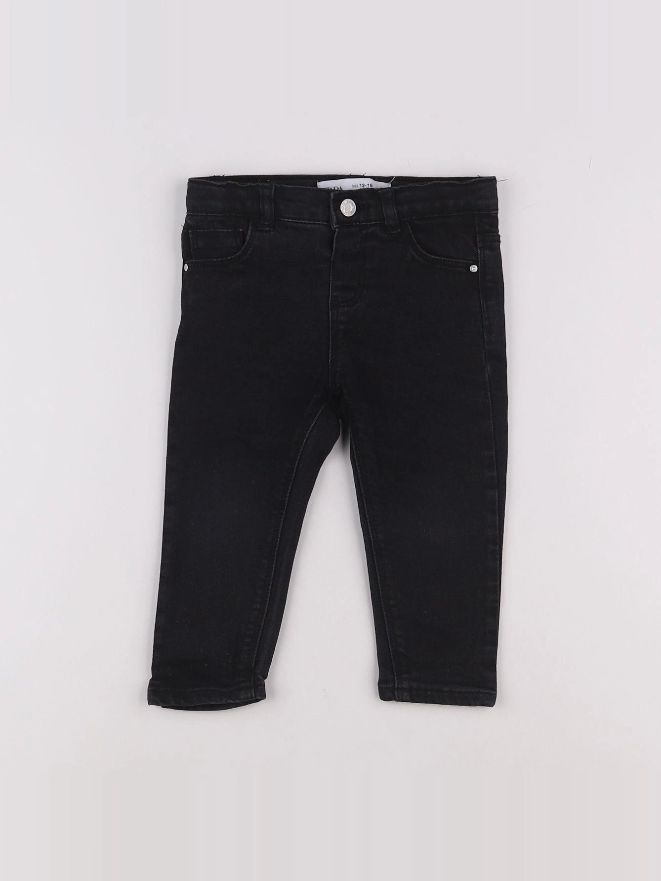 Zara - jean noir - 12/18 mois