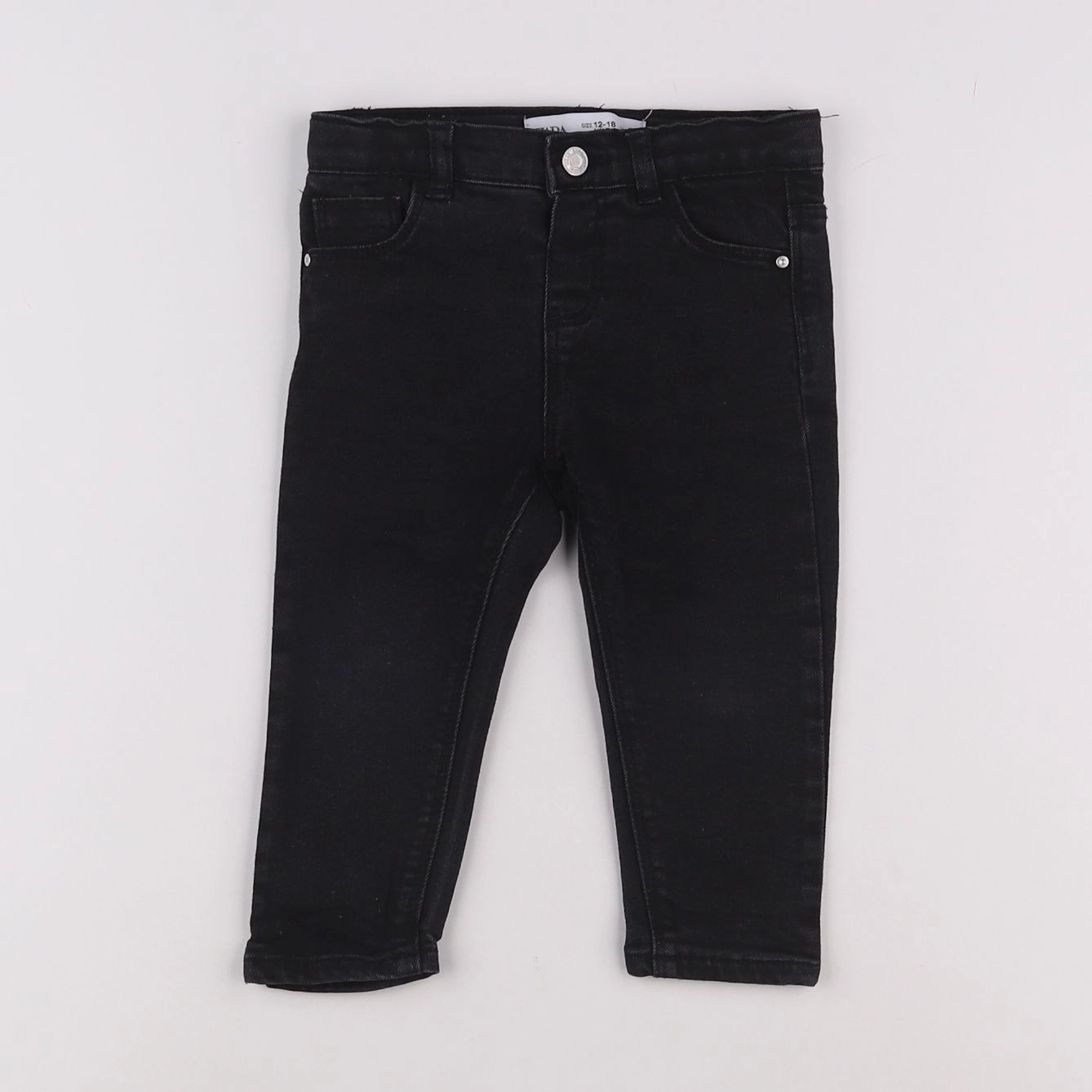 Zara - jean noir - 12/18 mois