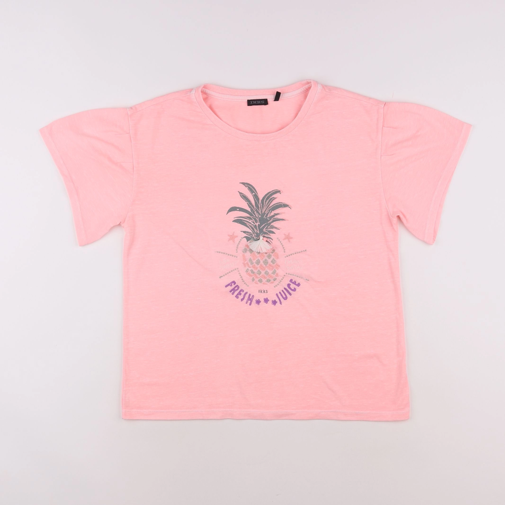 IKKS - tee-shirt rose - 14 ans