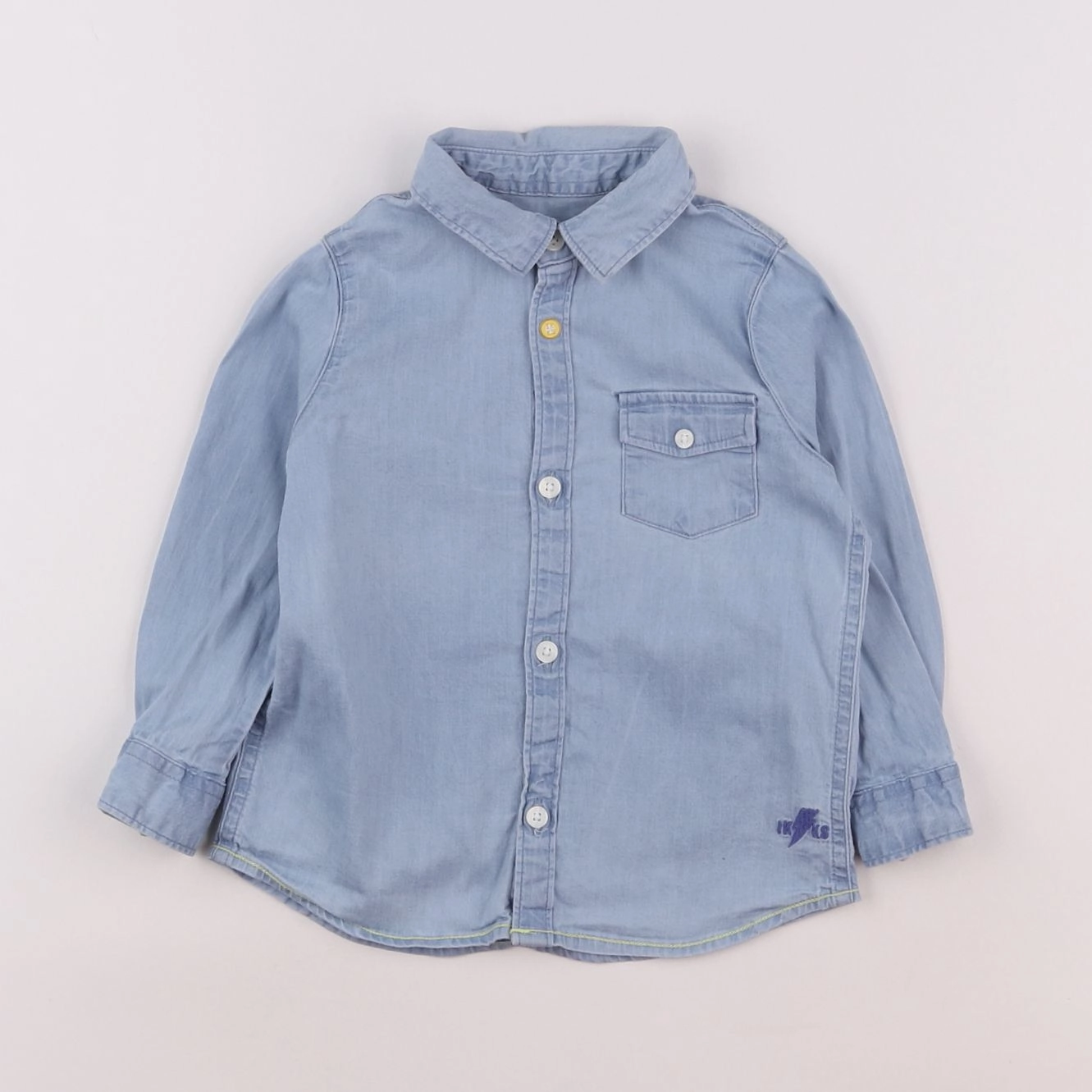 IKKS - chemise bleu - 18 mois