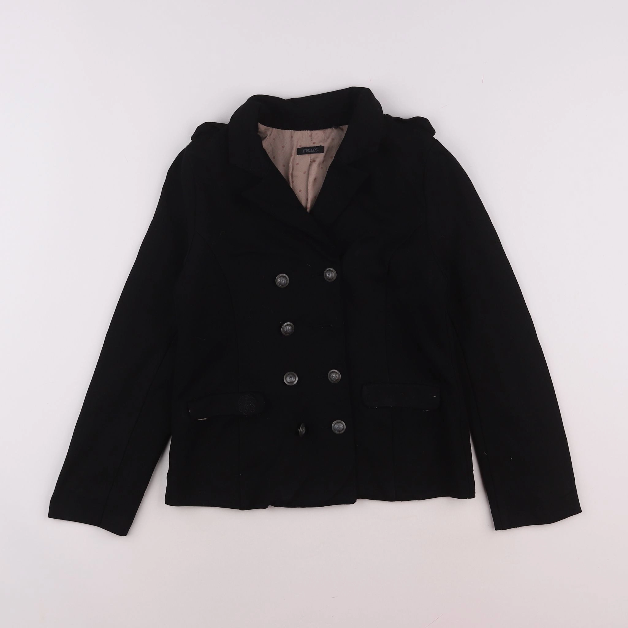 IKKS - veste noir - 8 ans