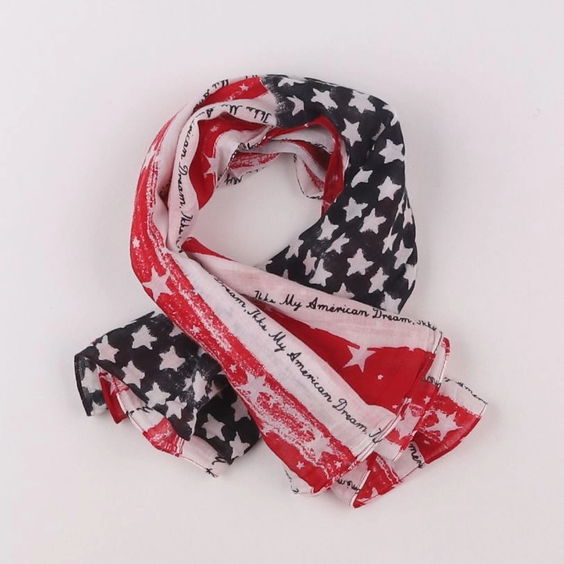 IKKS - foulard rouge, bleu - 12 mois à 3 ans