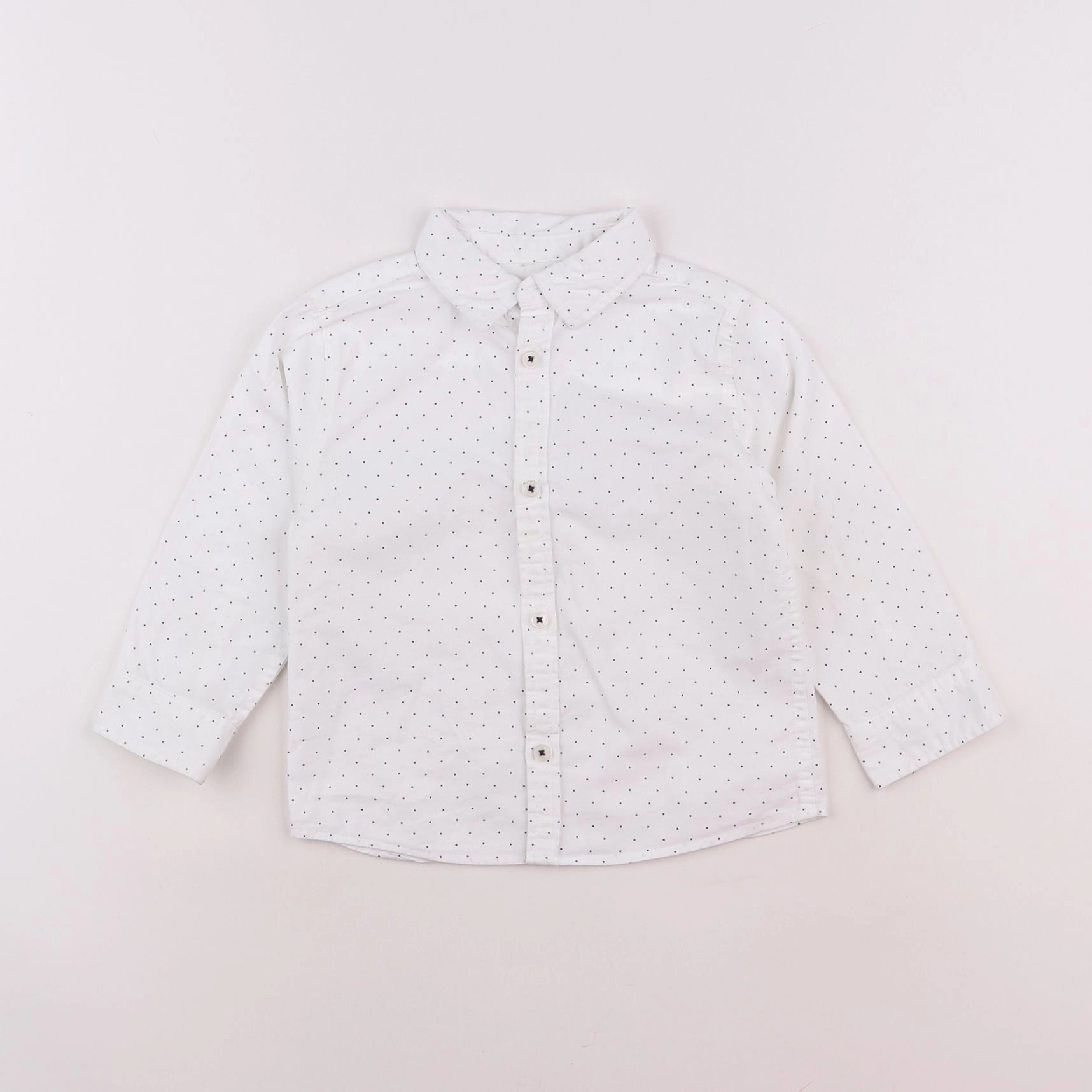 Mango - chemise blanc - 18 mois à 2 ans