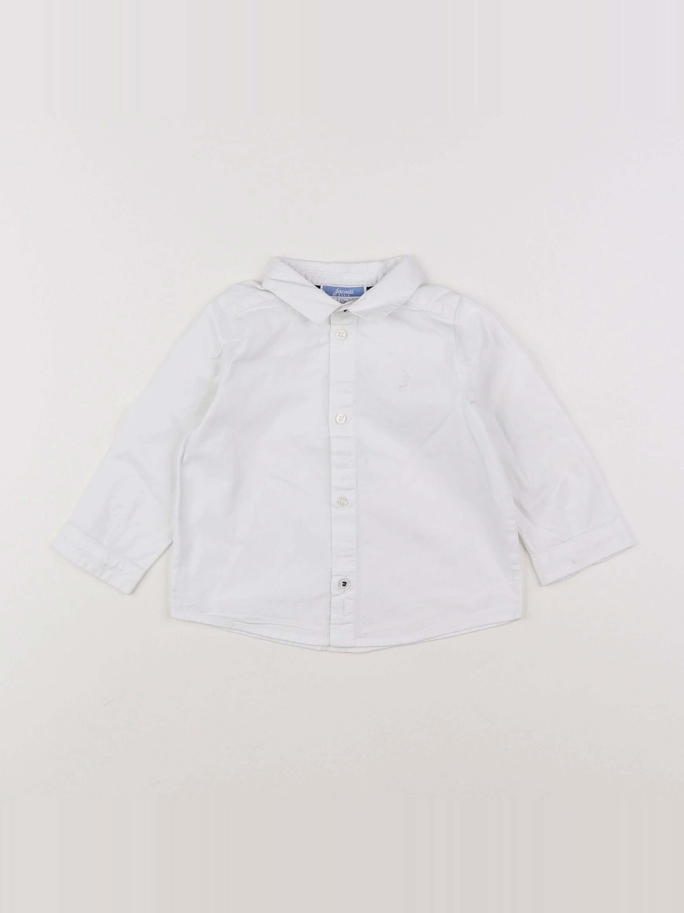 Jacadi - chemise blanc - 12 mois