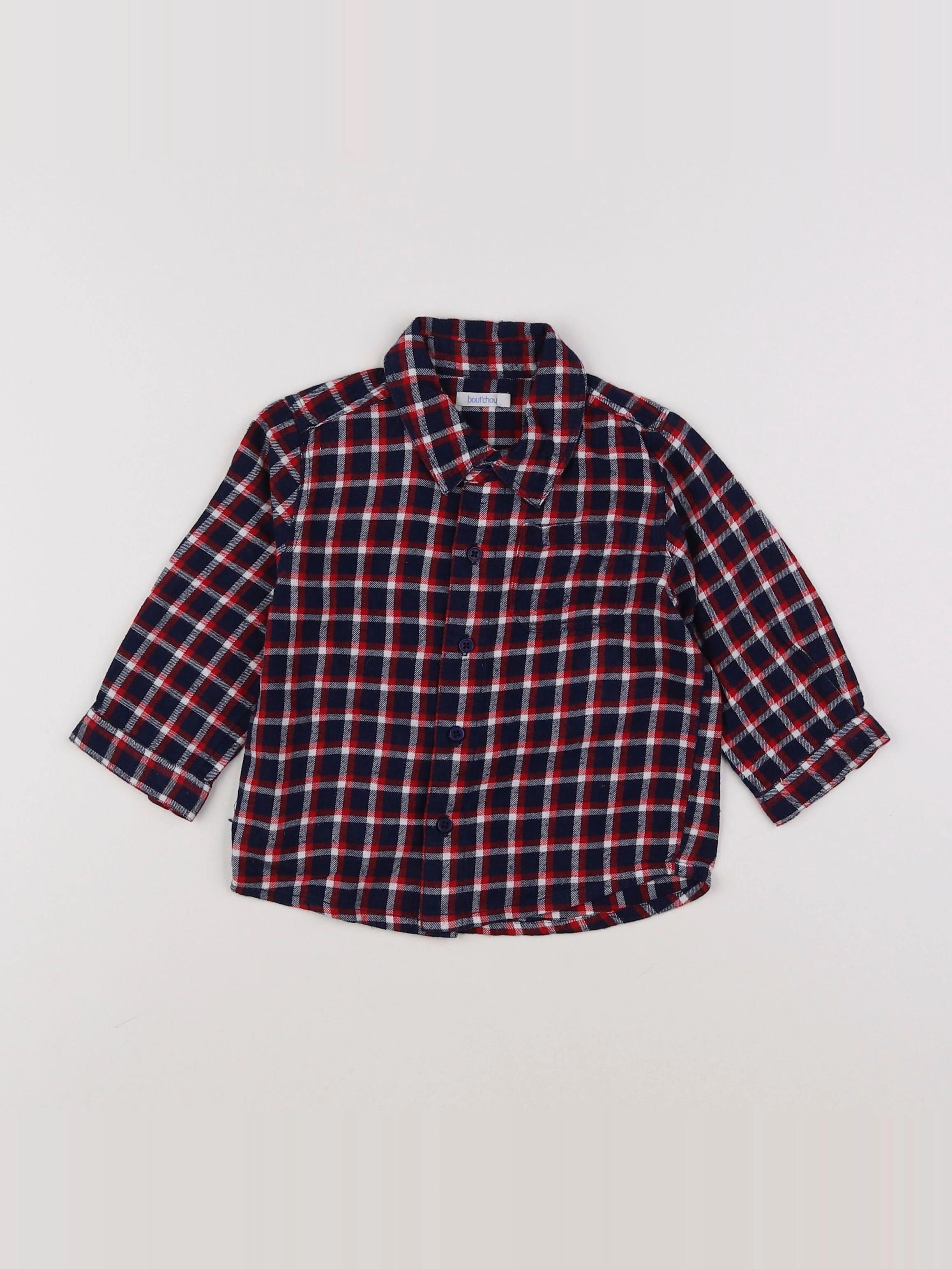 Boutchou - chemise multicolore - 12 mois