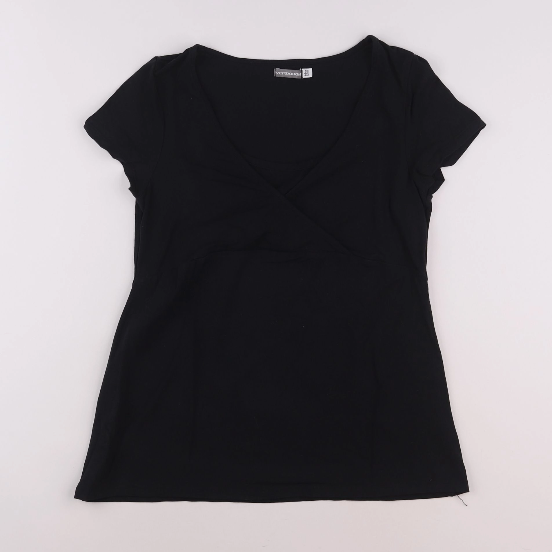 Vertbaudet - tee-shirt allaitement noir - 38 à 40