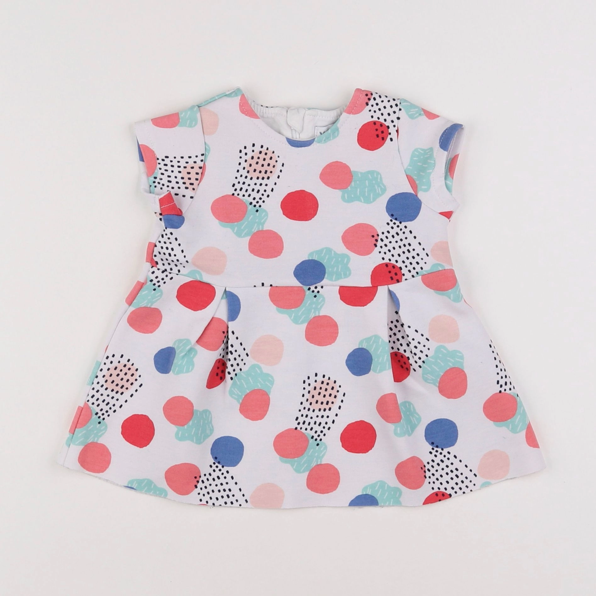 Vertbaudet - robe multicolore - 3 mois