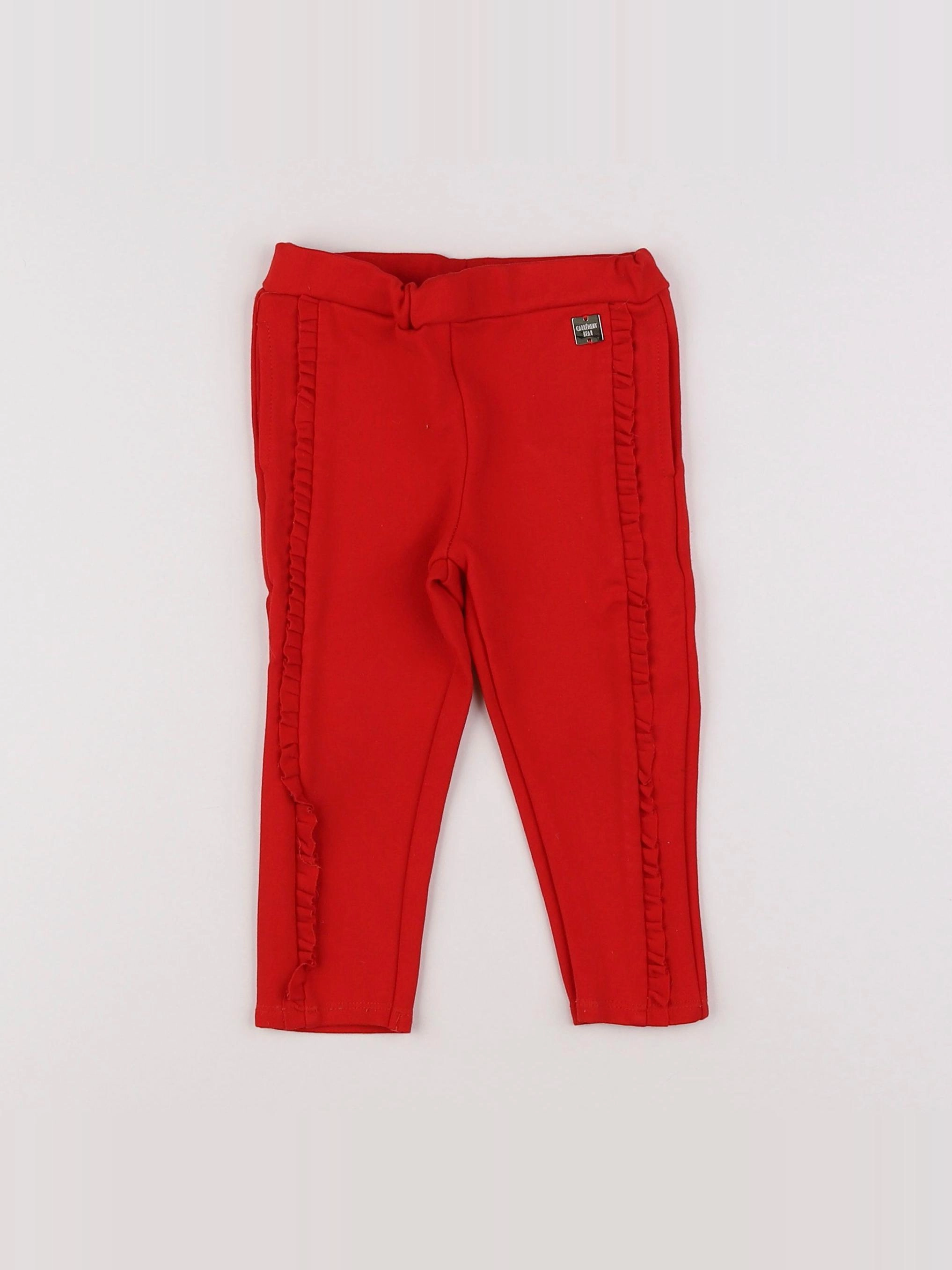 Carrément Beau - pantalon rouge - 18 mois