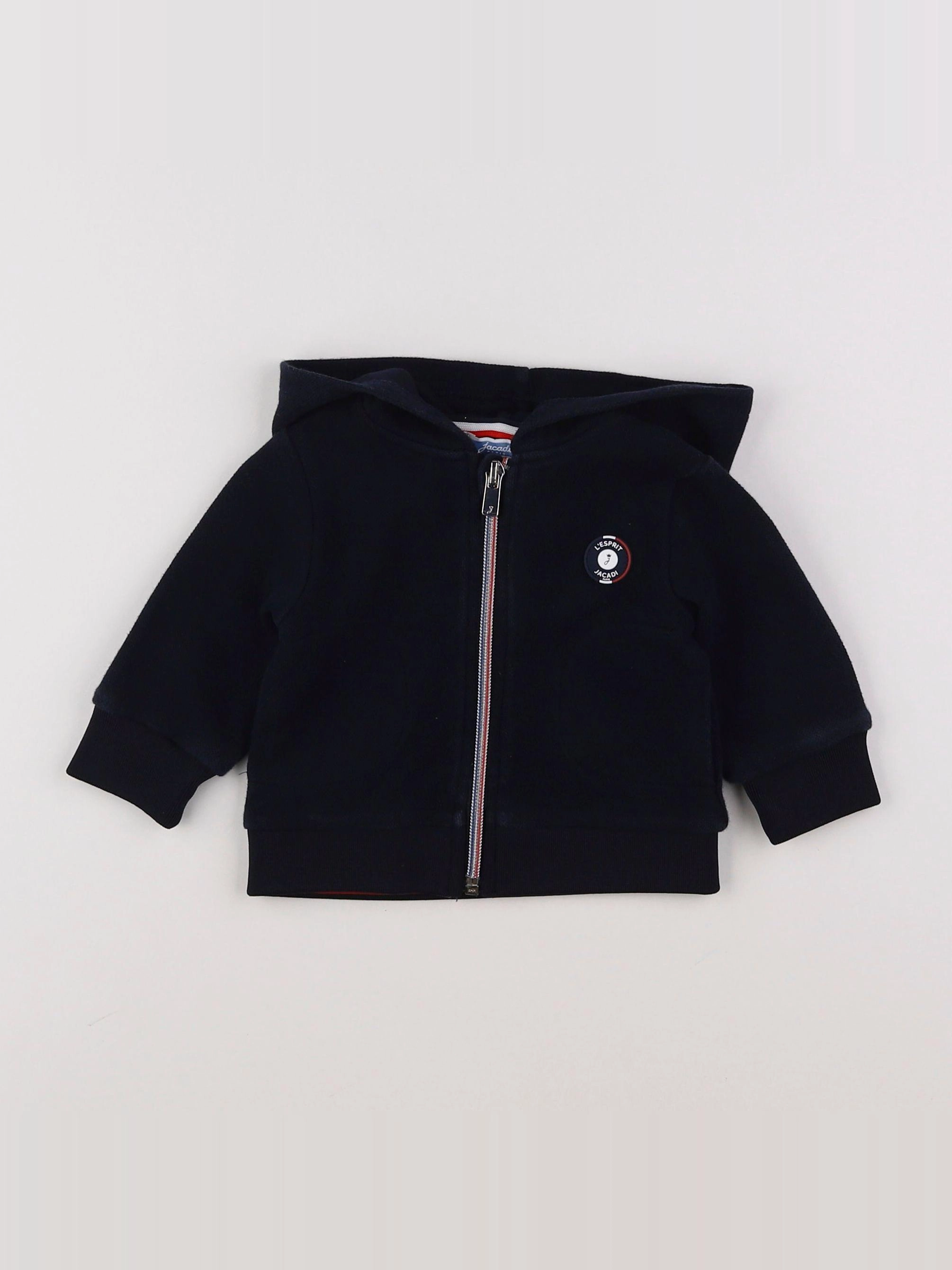 Jacadi - sweat bleu - 6 mois