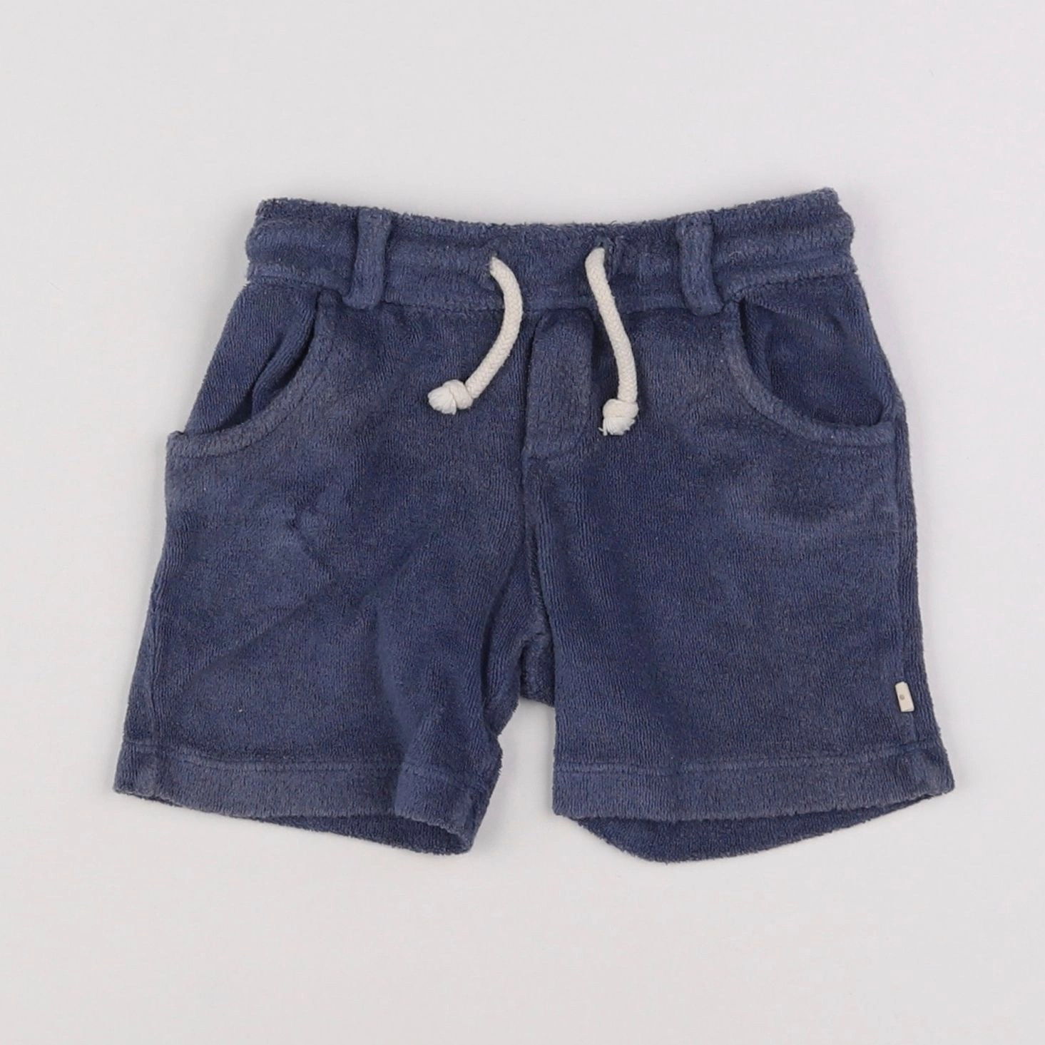 Les Petites Choses - short bleu - 12 mois