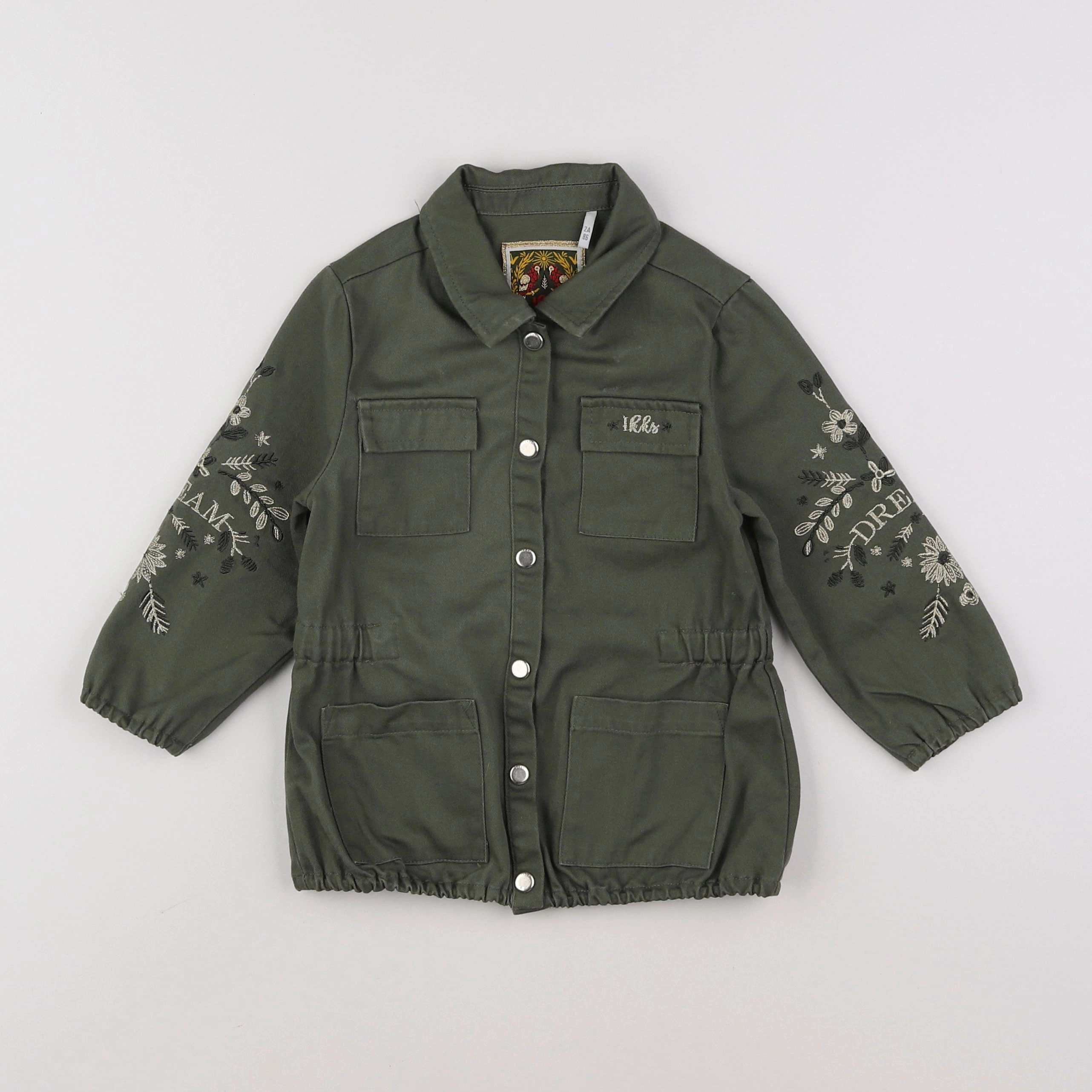 IKKS - veste vert, or - 2 ans