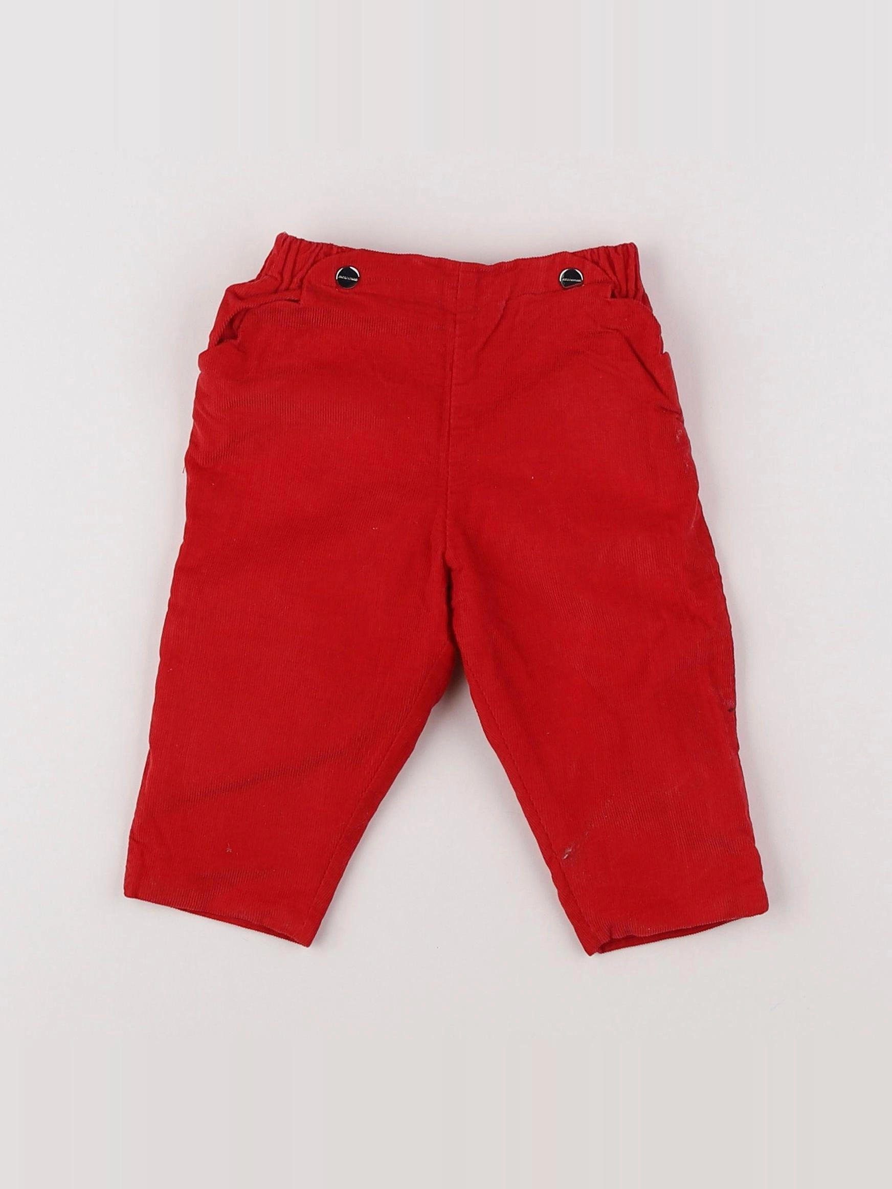 Jacadi - pantalon rouge - 6 mois