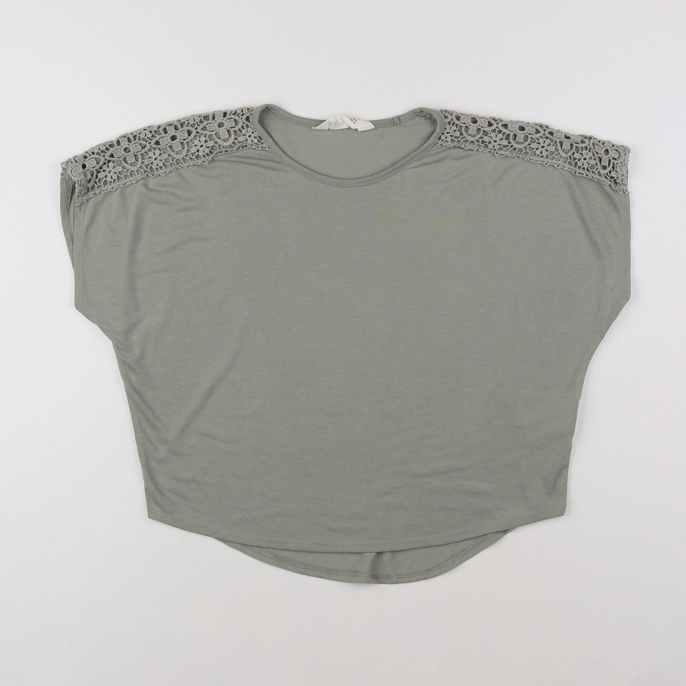 H&M - tee-shirt vert - 8/10 ans