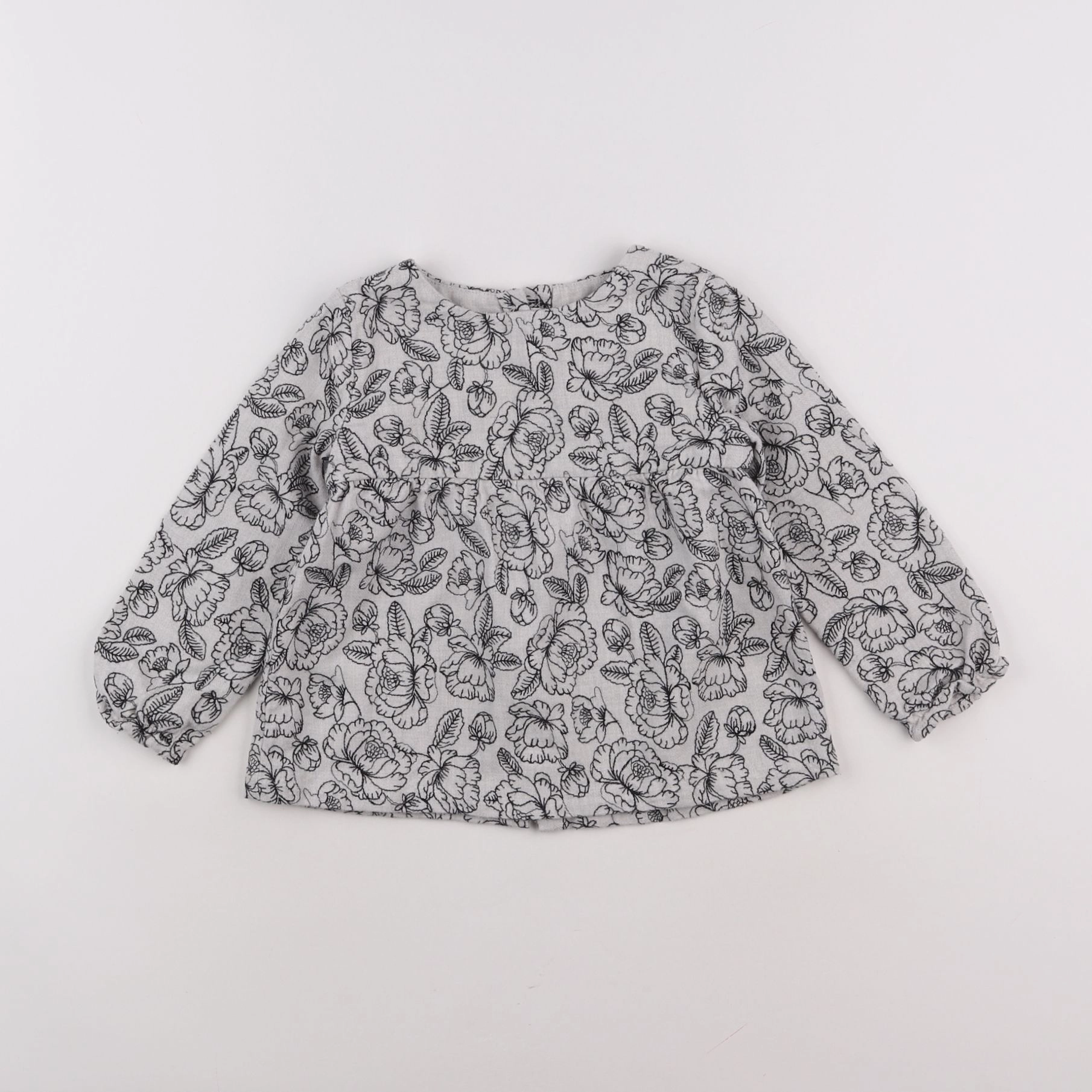 Natalys - blouse gris - 3 ans