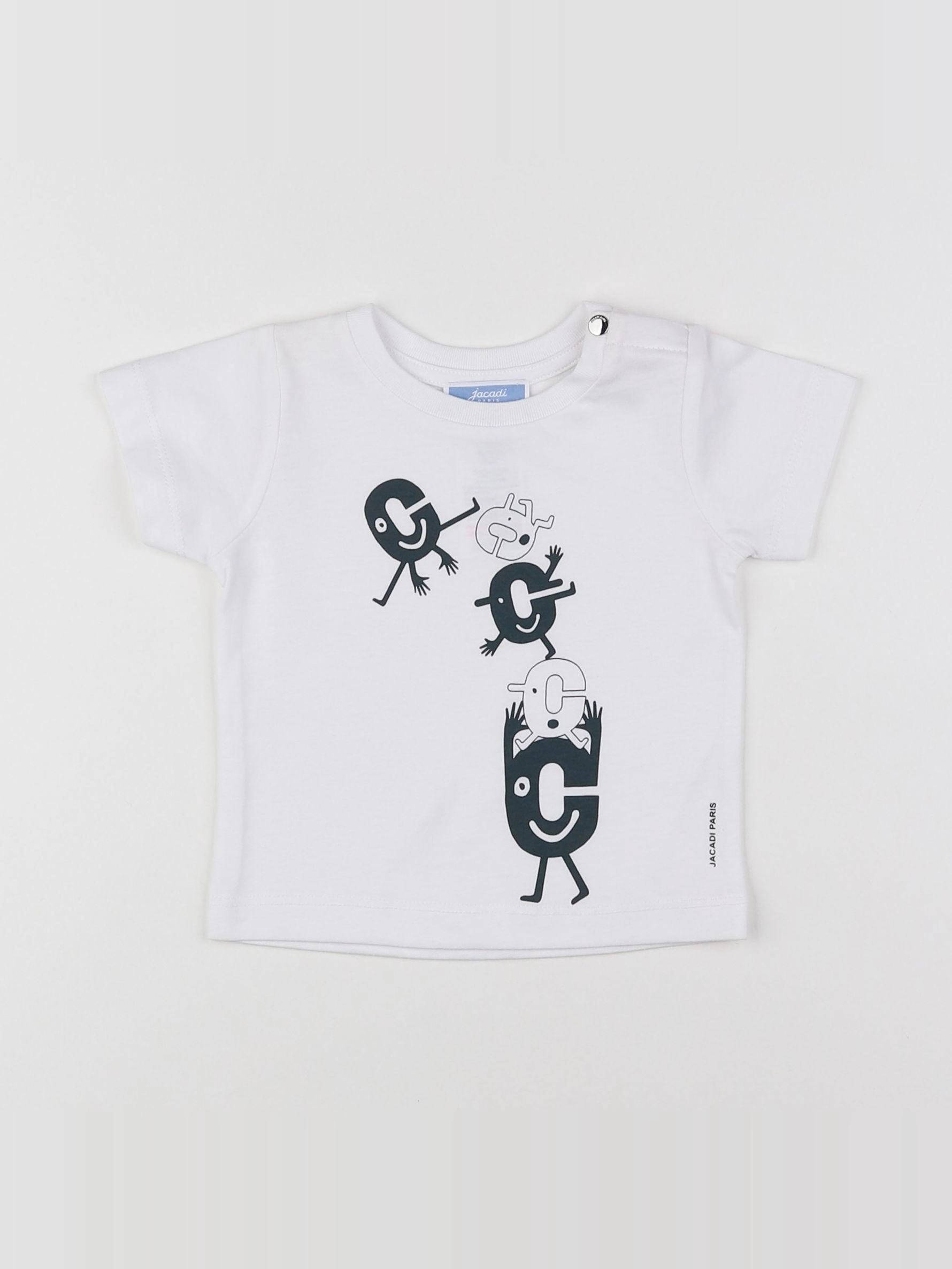Jacadi - tee-shirt blanc - 6 mois