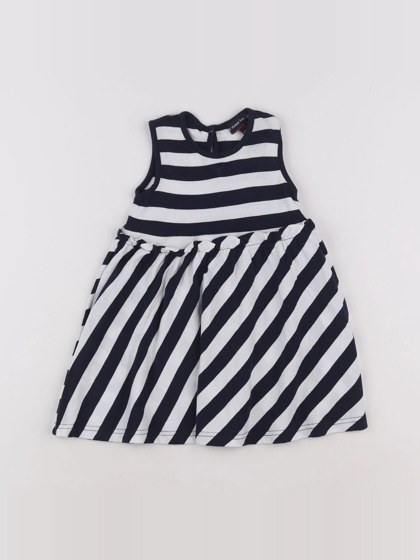 Armor Lux - robe blanc, bleu - 12 mois