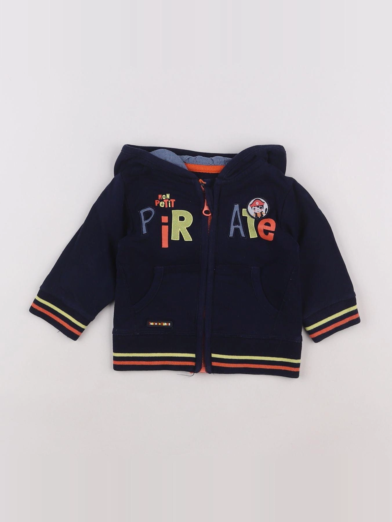 Terre de marins - sweat bleu - 6 mois