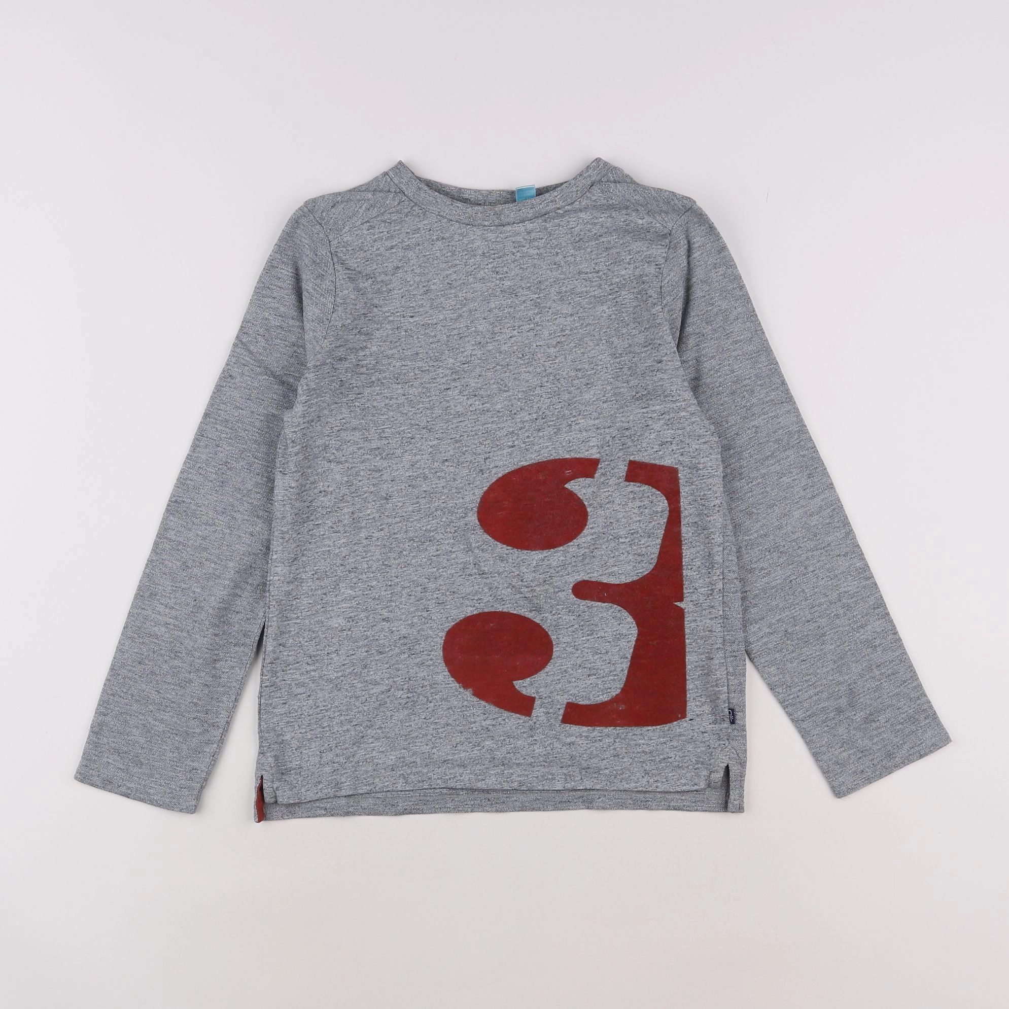 Okaidi - tee-shirt gris - 8 ans