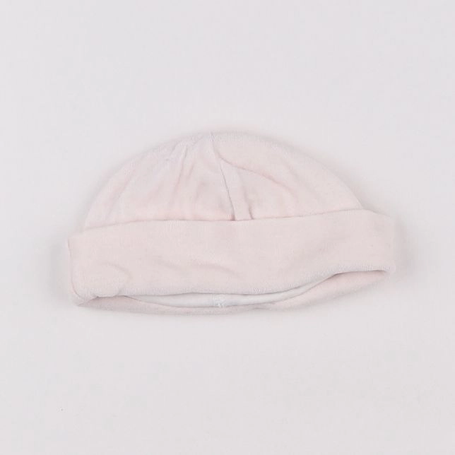 Petit Bateau - bonnet rose - 1 mois