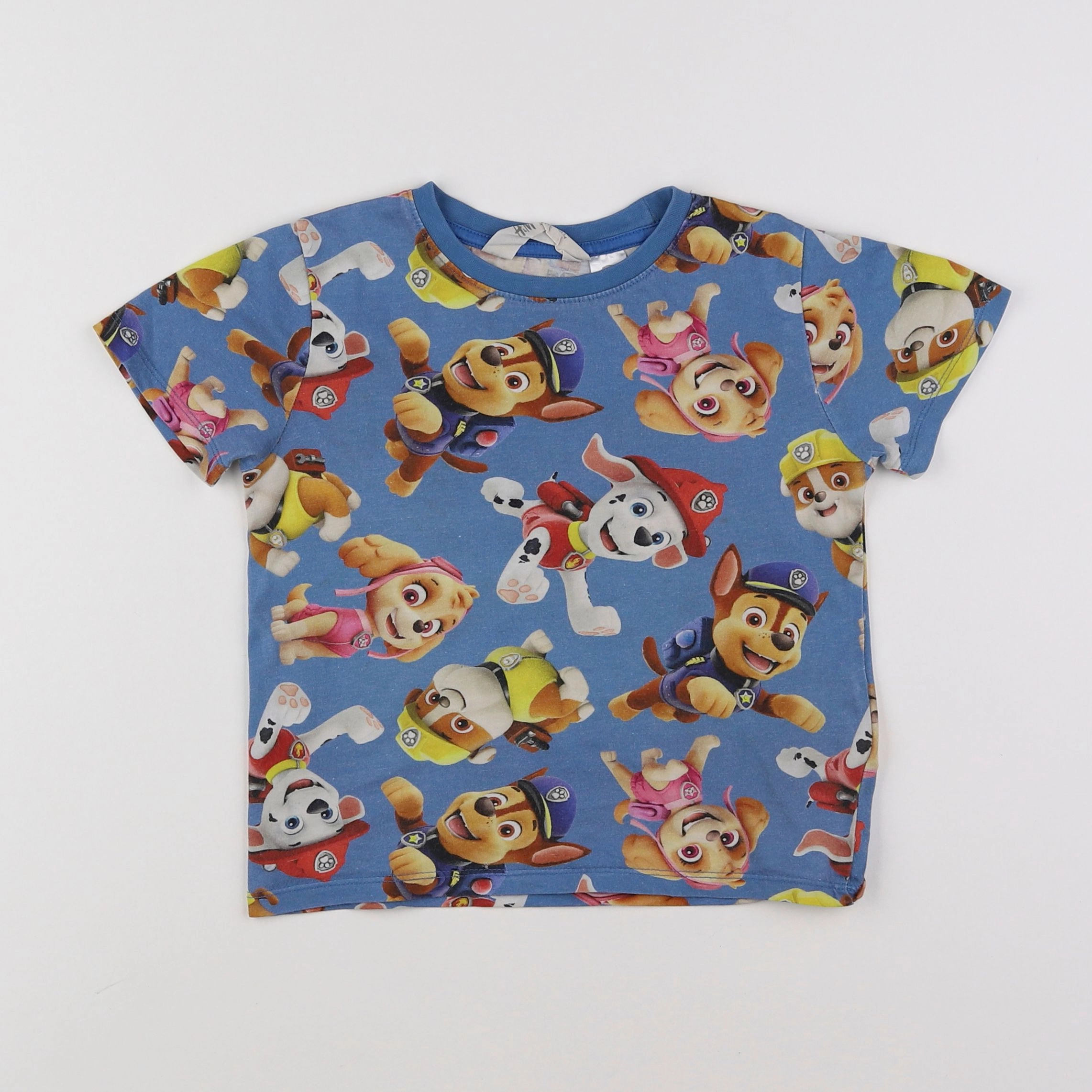 H&M - tee-shirt bleu - 2/4 ans