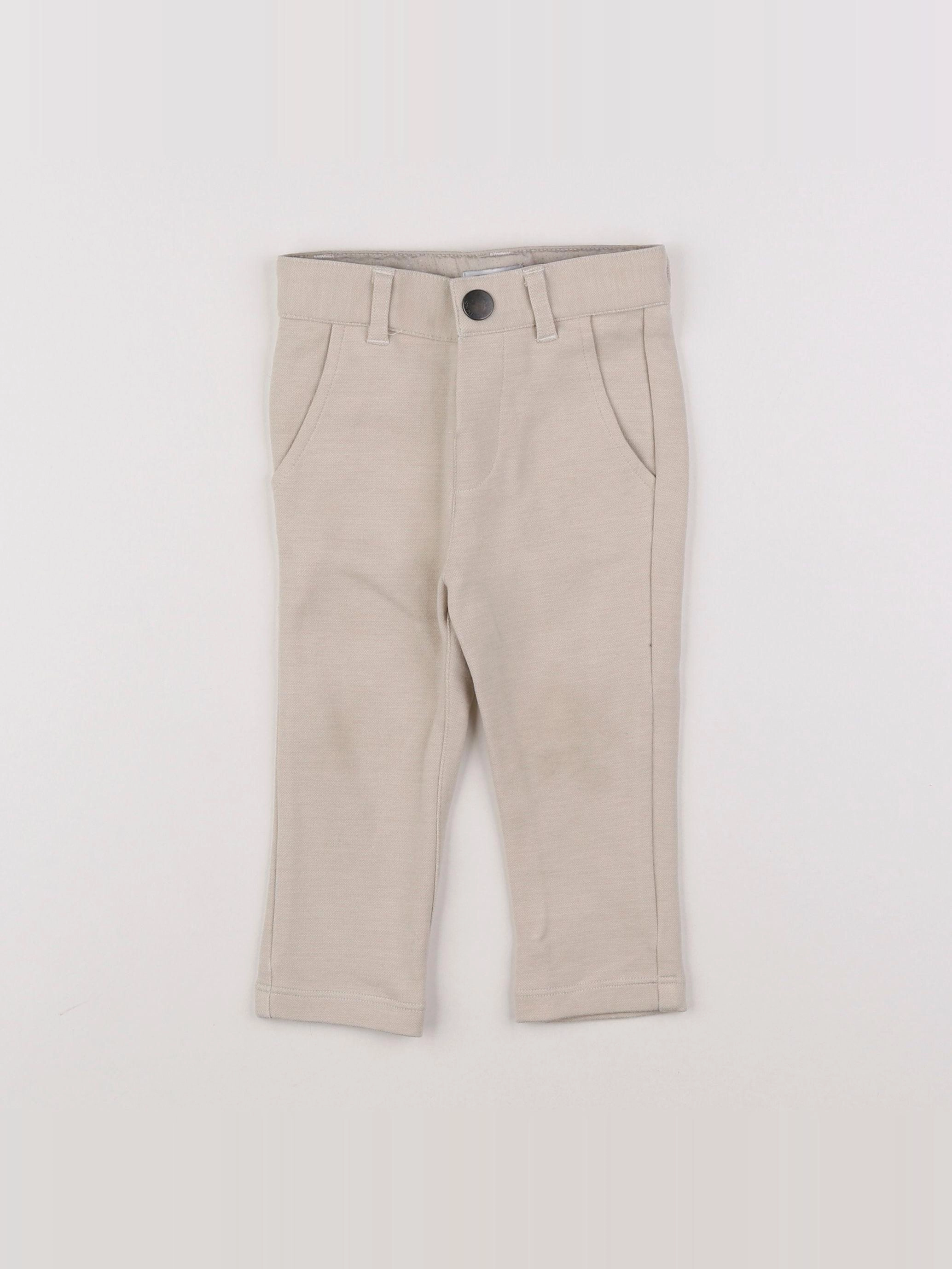 IKKS - pantalon beige - 12 mois