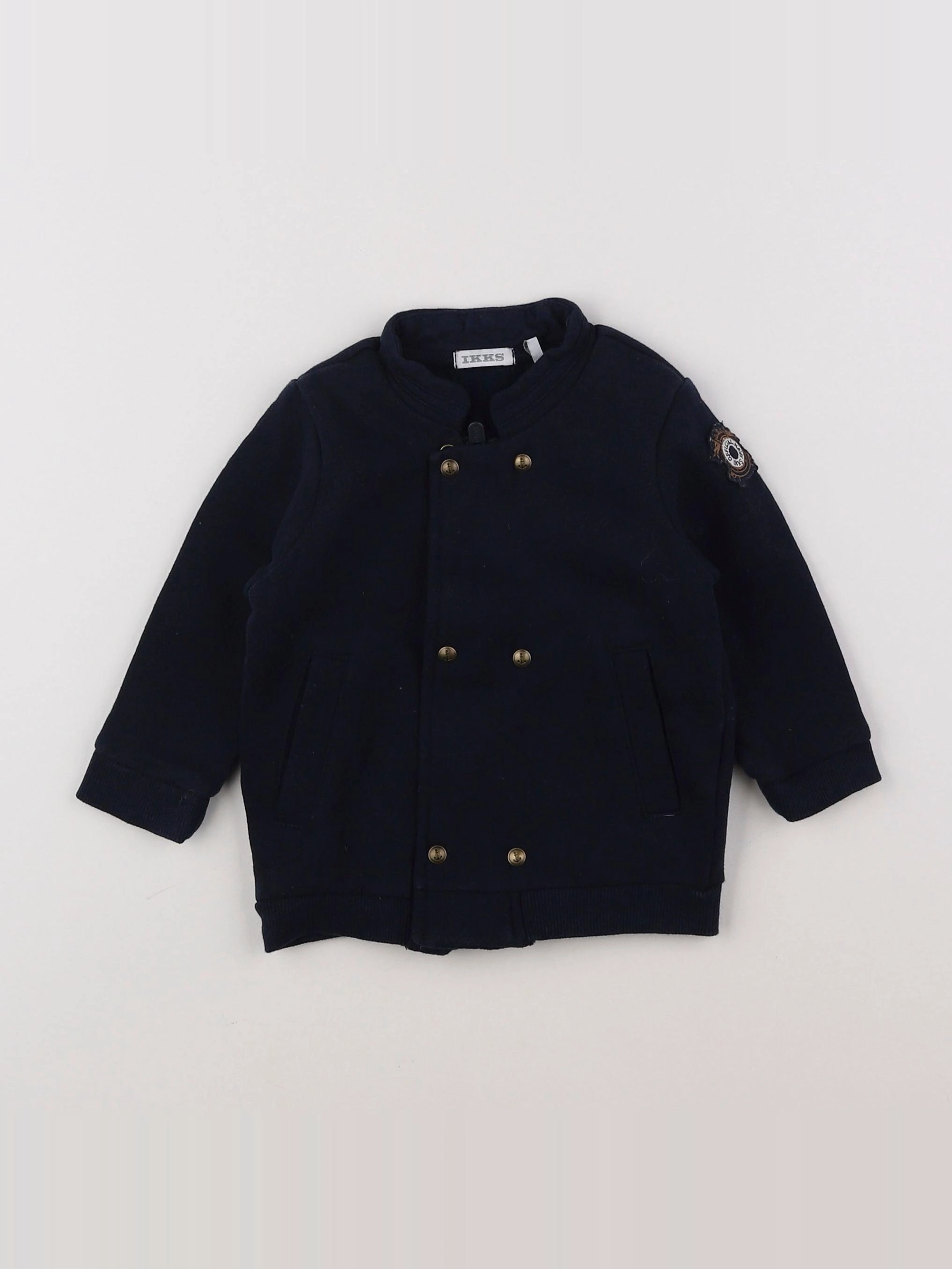 IKKS - veste bleu - 12 mois