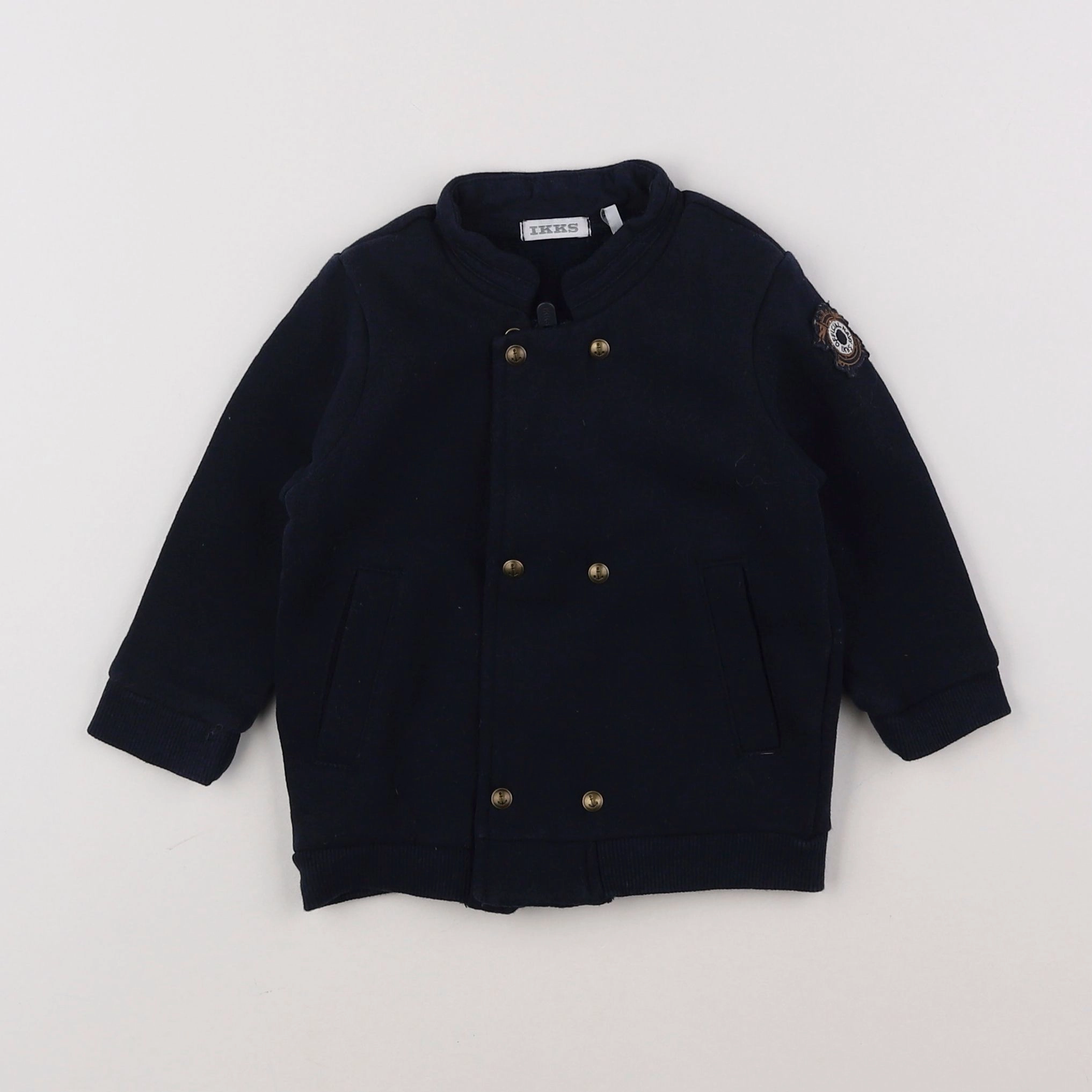 IKKS - veste bleu - 12 mois