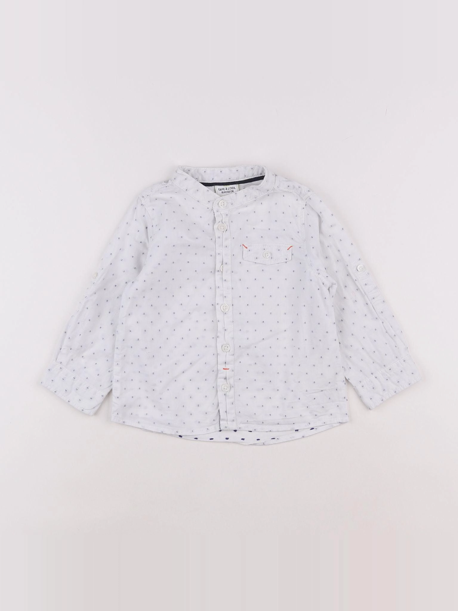 Tape à l'oeil - chemise blanc - 18 mois