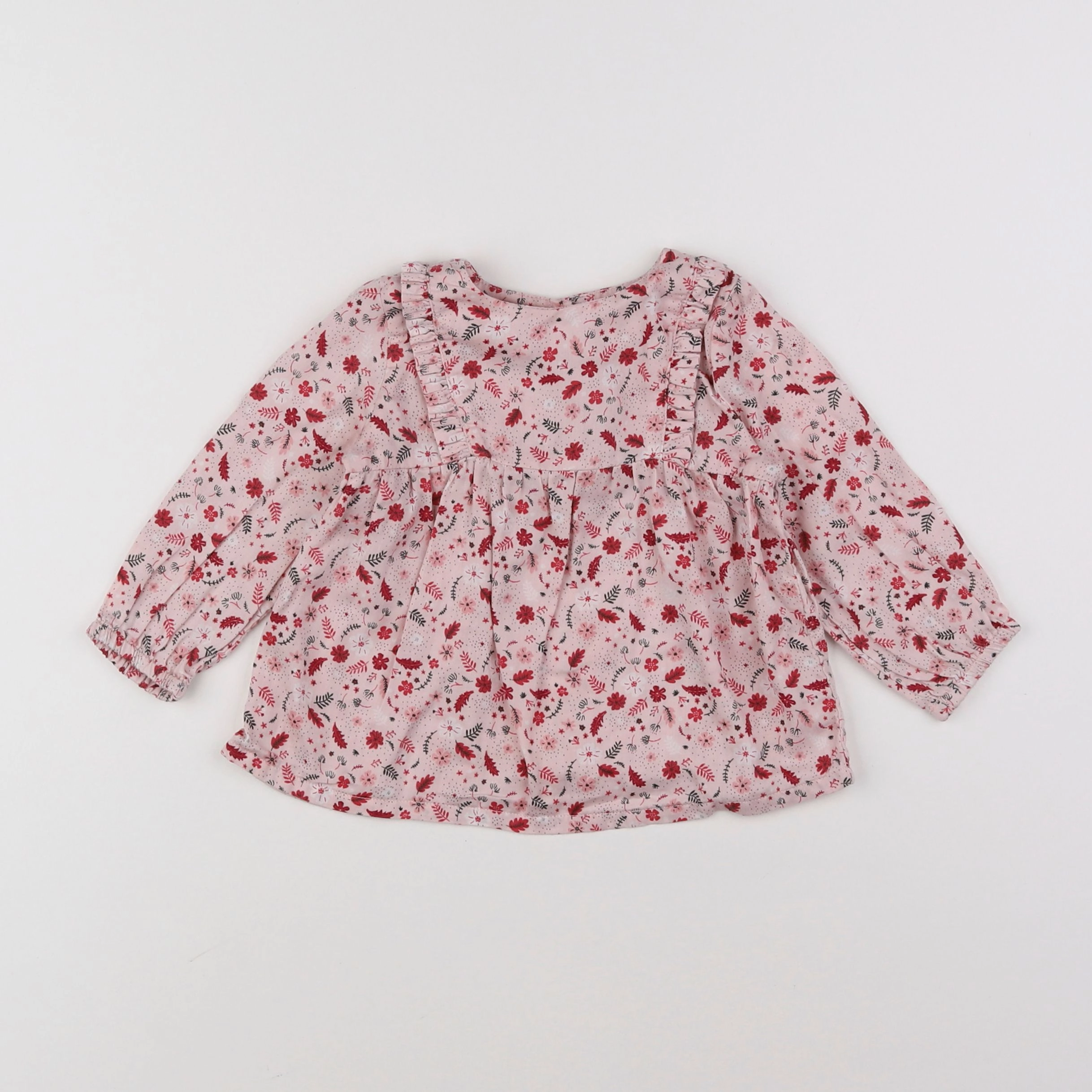 Tape à l'oeil - blouse rose - 12 mois