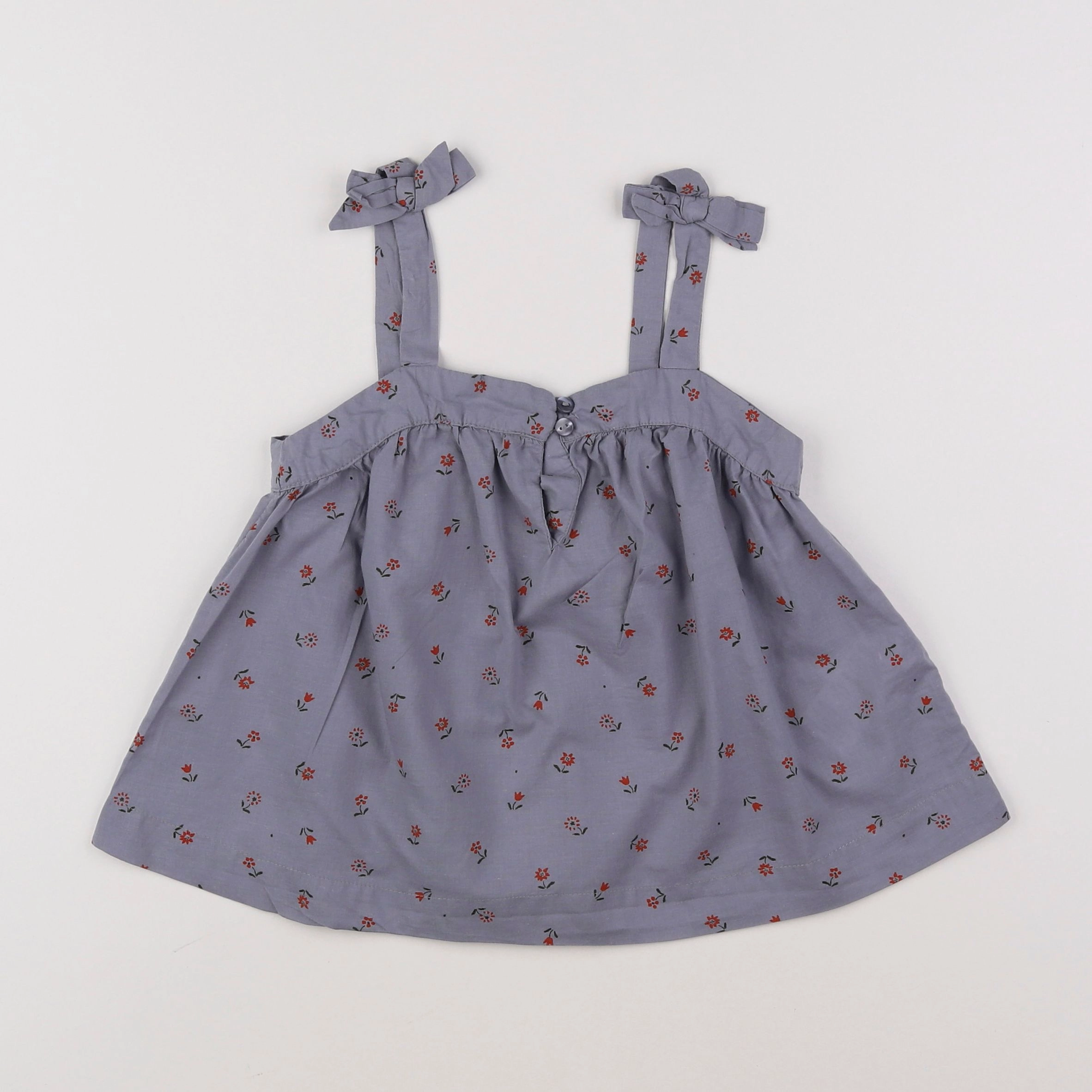 Vertbaudet - blouse bleu - 6 ans