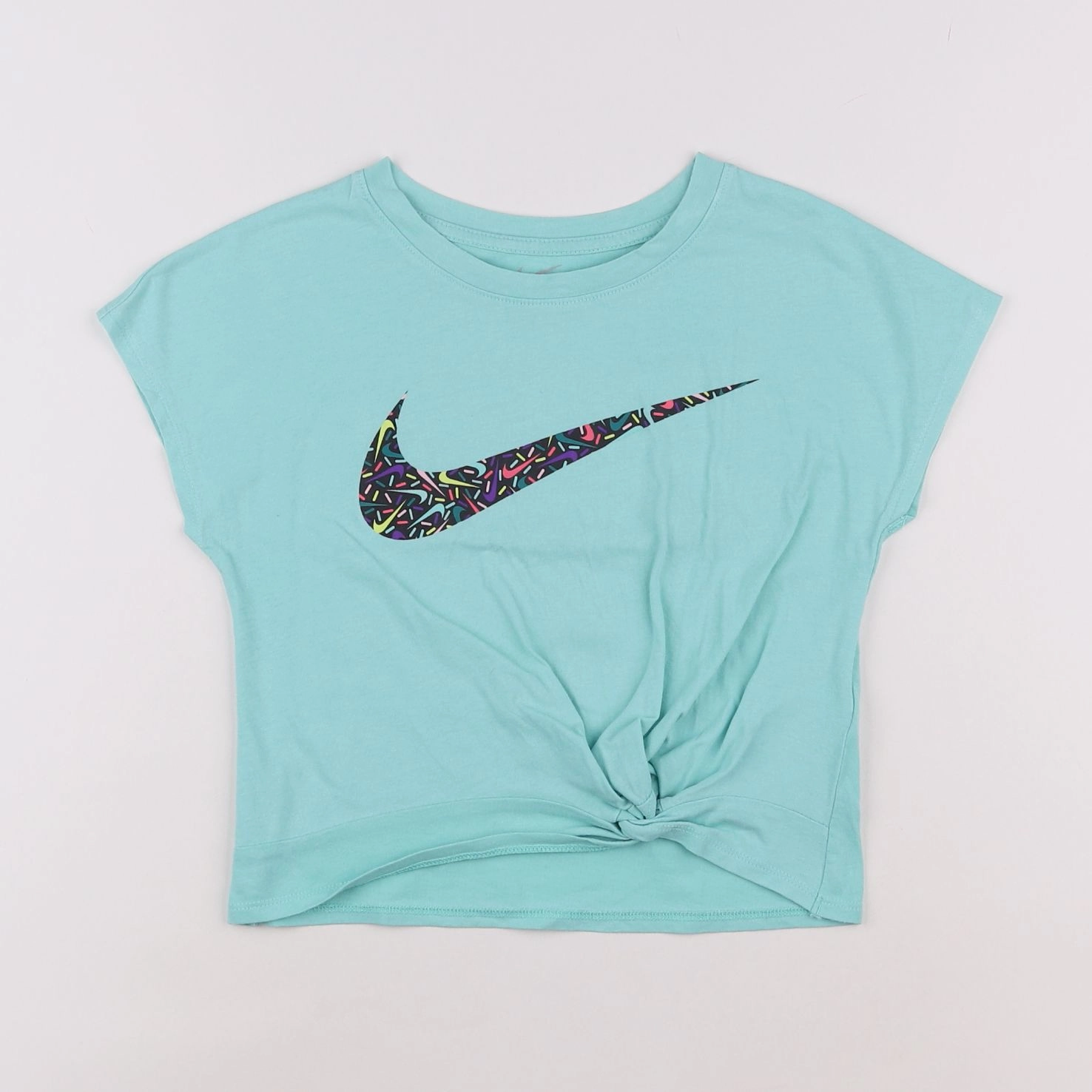 Nike - tee-shirt bleu - 6/7 ans