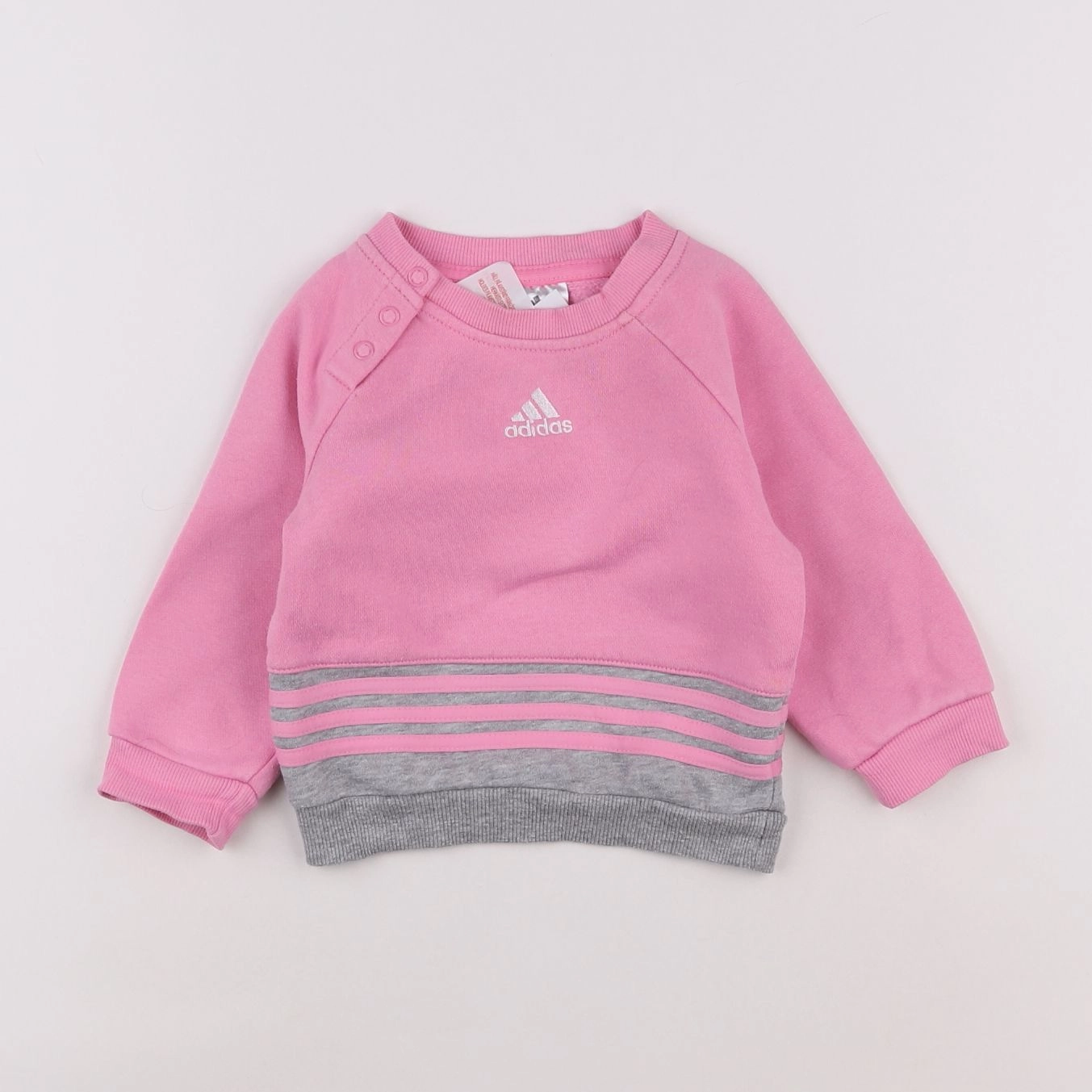 Adidas - sweat rose - 6 mois