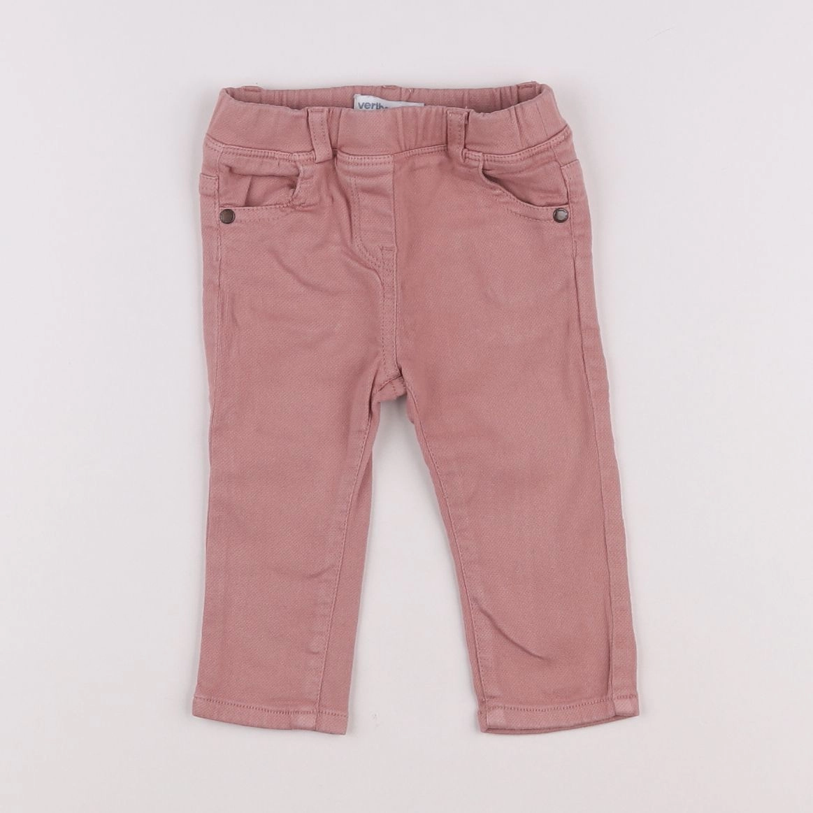 Vertbaudet - jegging rose - 6 mois