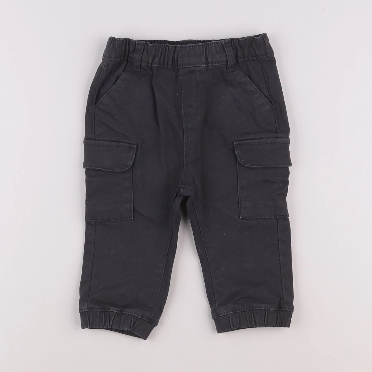 Vertbaudet - pantalon gris - 12 mois