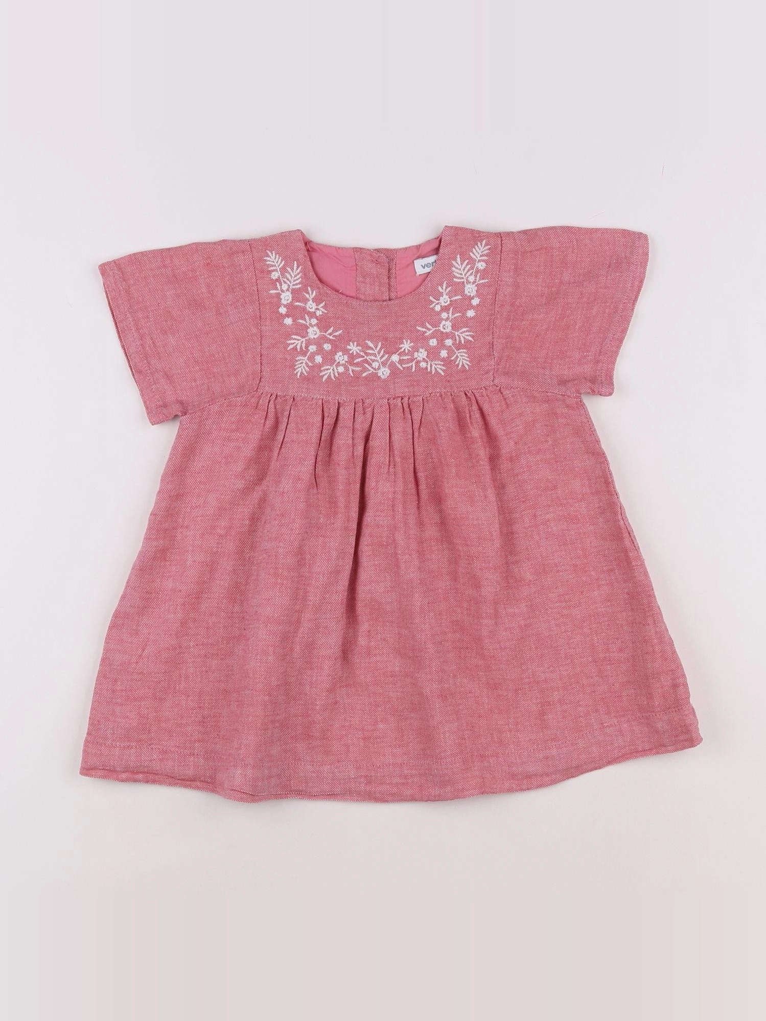 Vertbaudet - robe rose - 18 mois