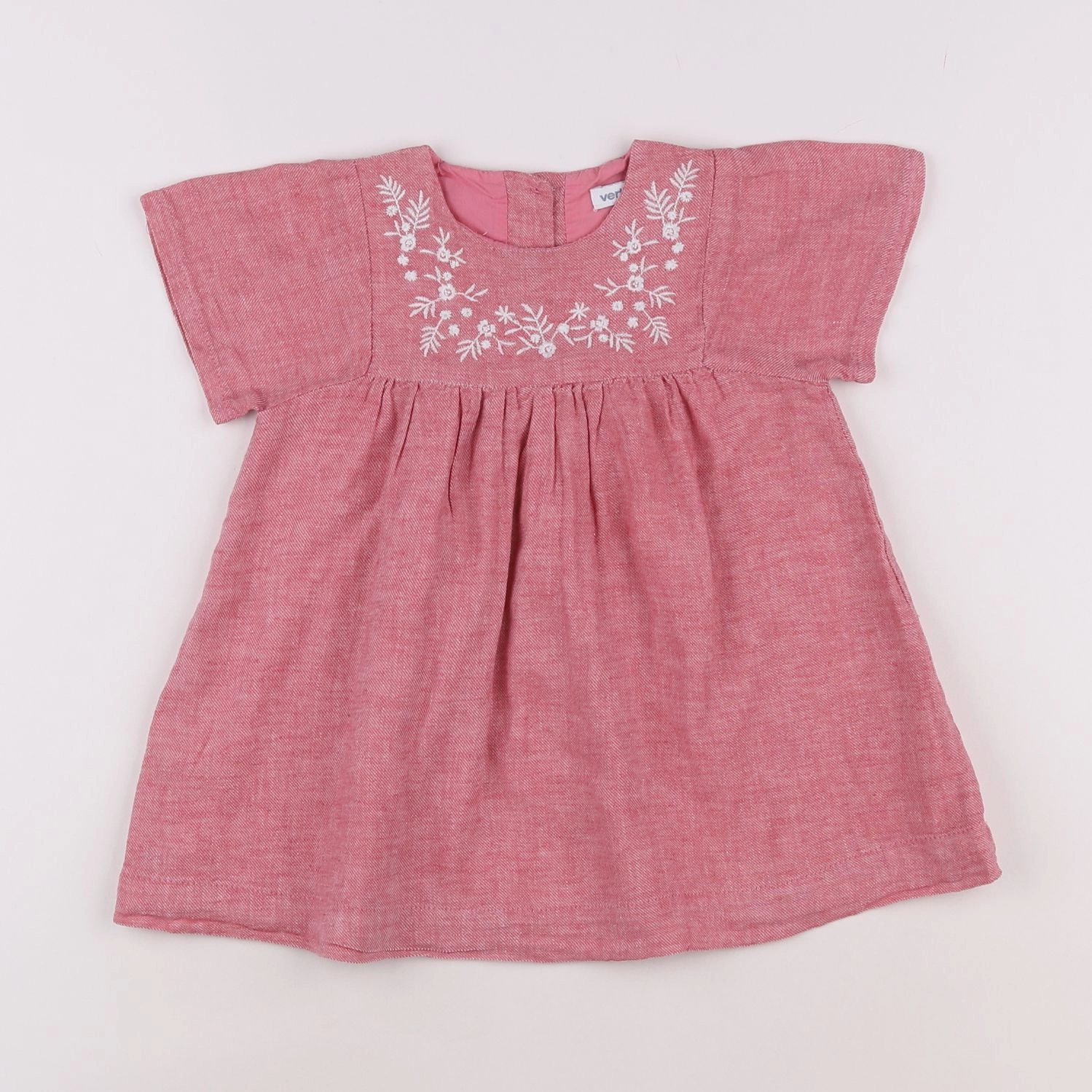Vertbaudet - robe rose - 18 mois