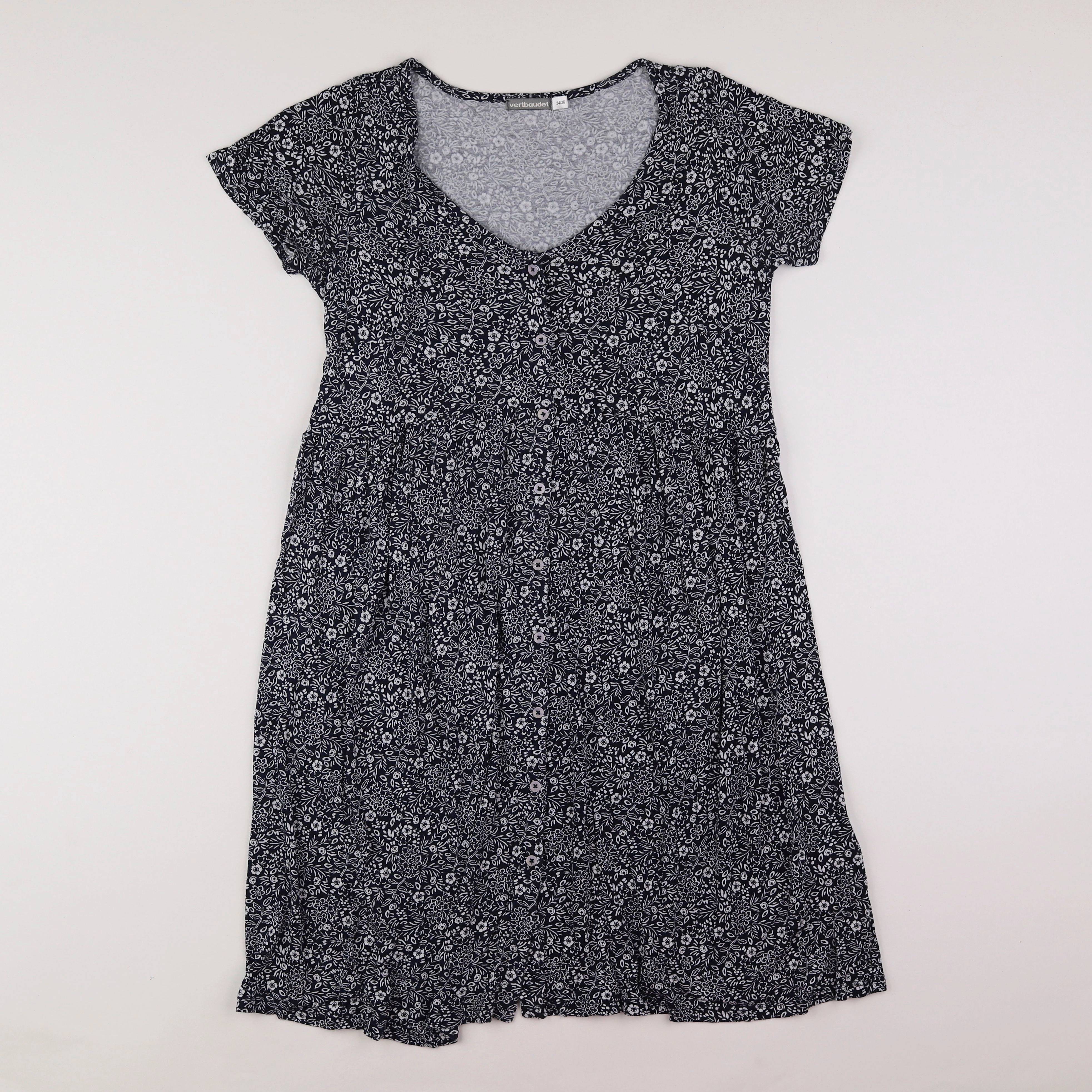 Vertbaudet - robe grossesse bleu - 34 à 36