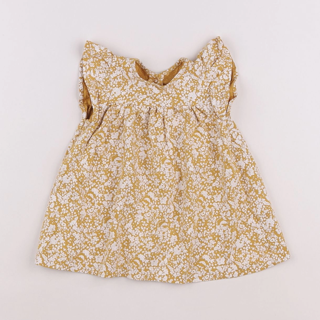 Vertbaudet - robe jaune - 3 mois