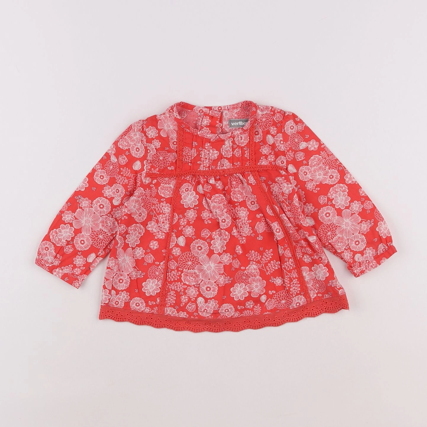 Vertbaudet - blouse rose - 6 mois