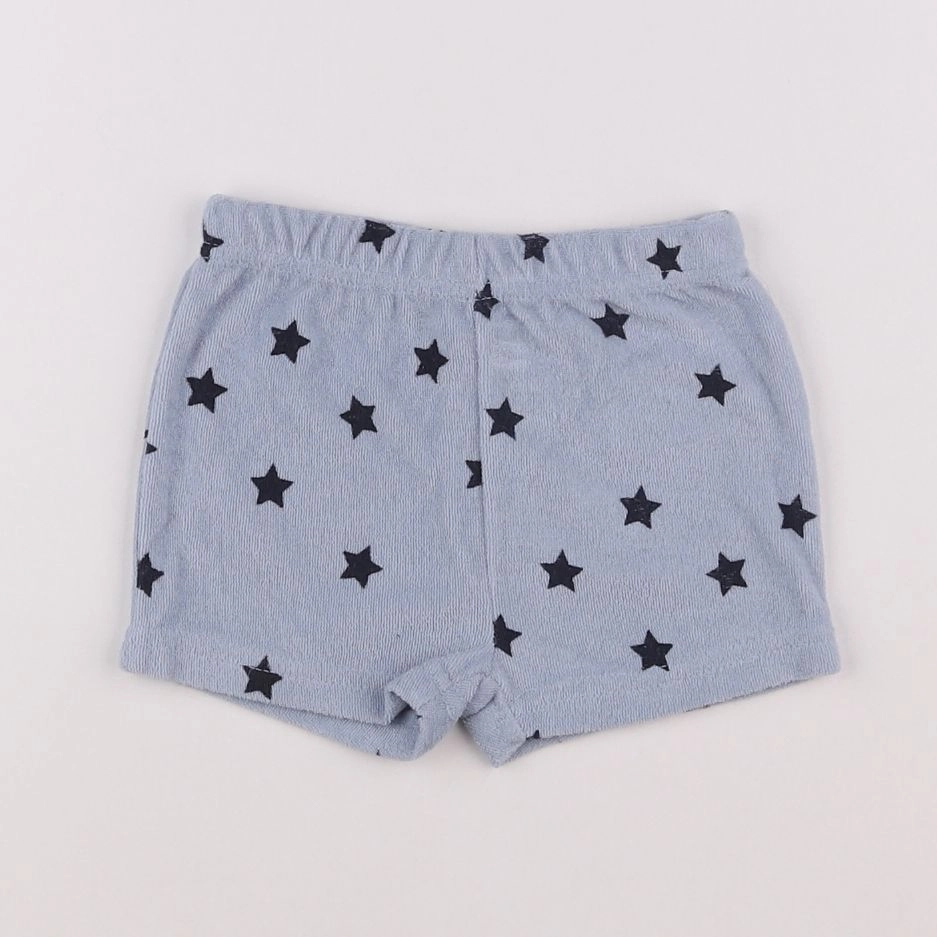 Vertbaudet - short bleu - 12 mois