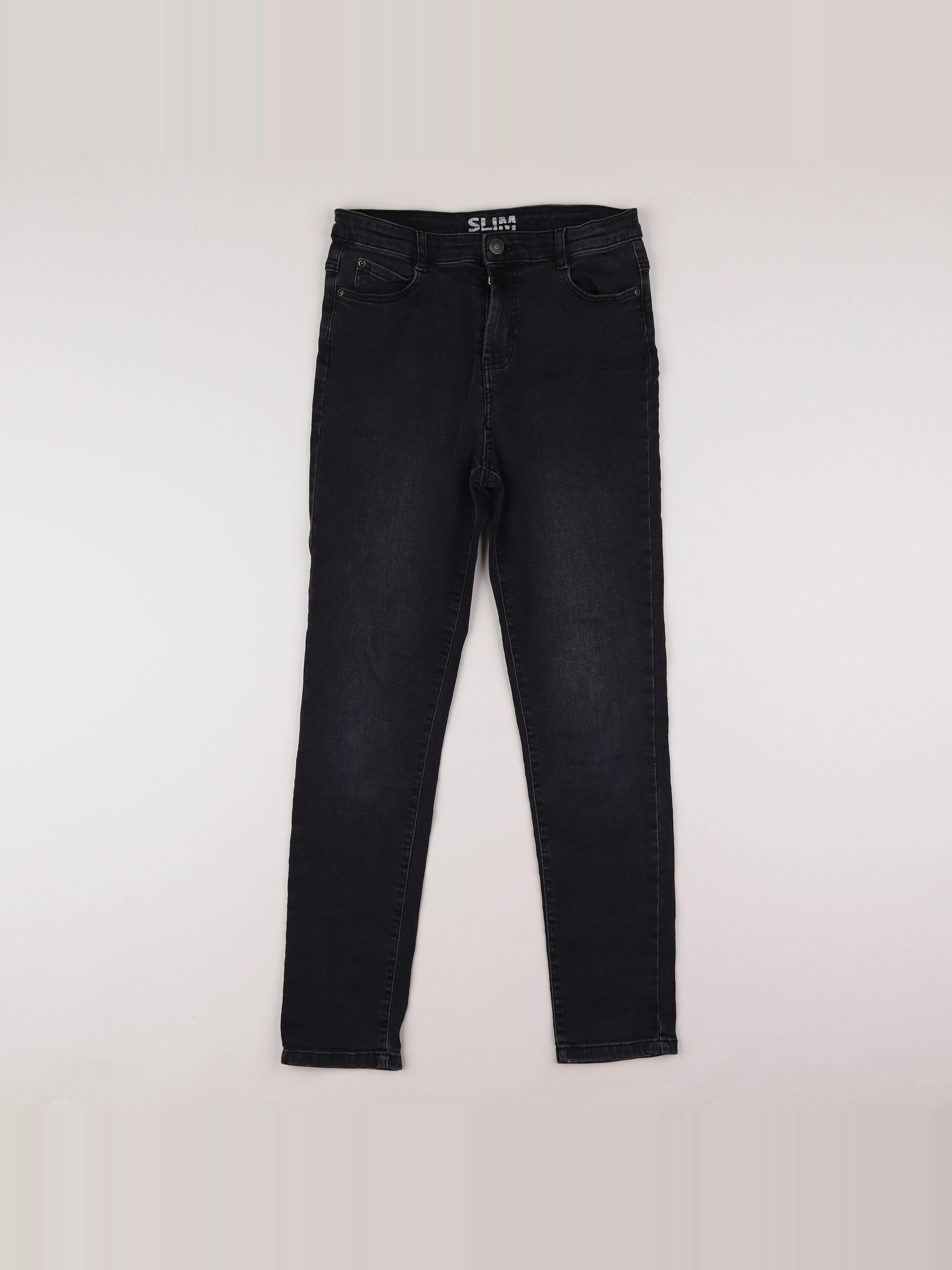 Vertbaudet - jean gris - 12 ans