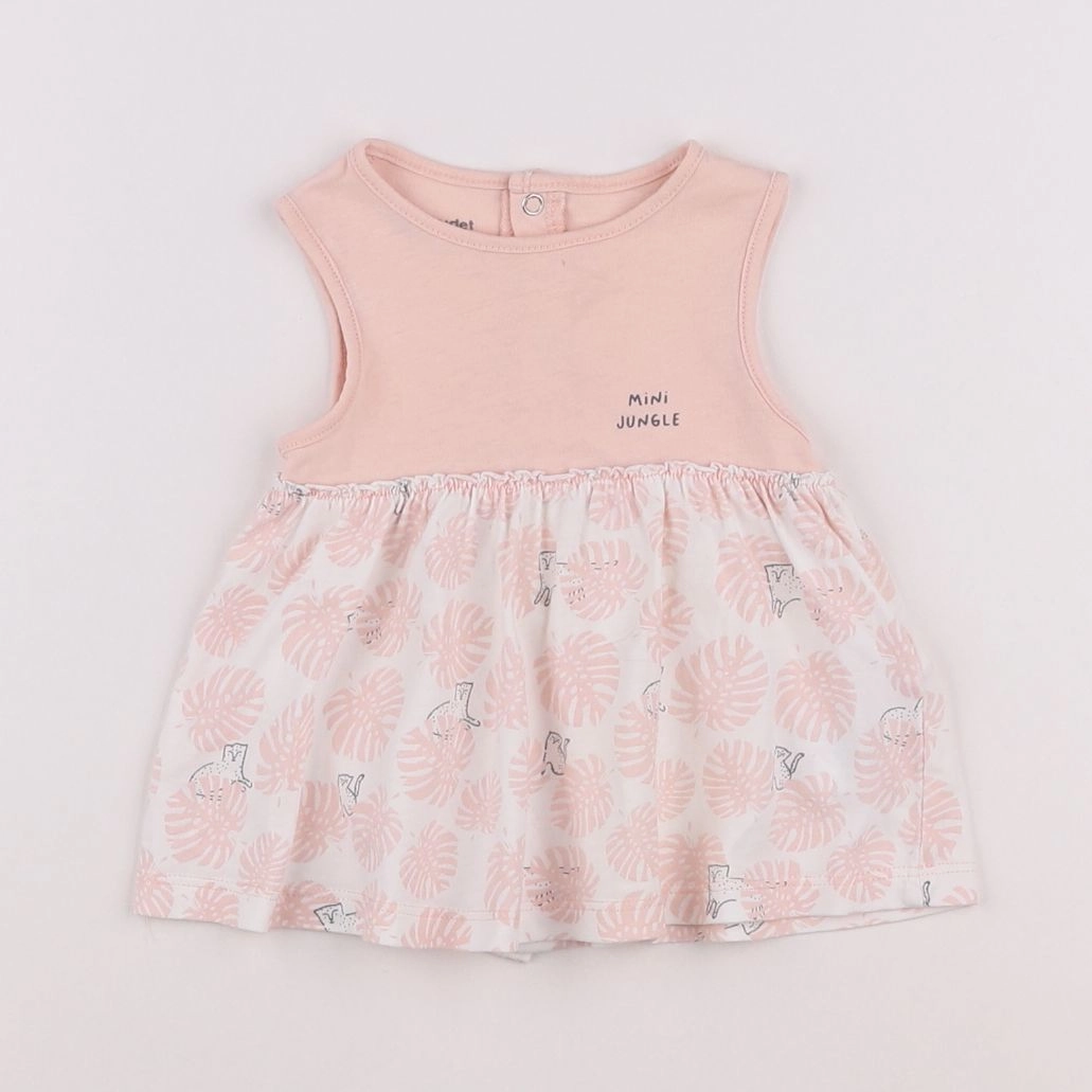 Vertbaudet - robe rose - 1 mois