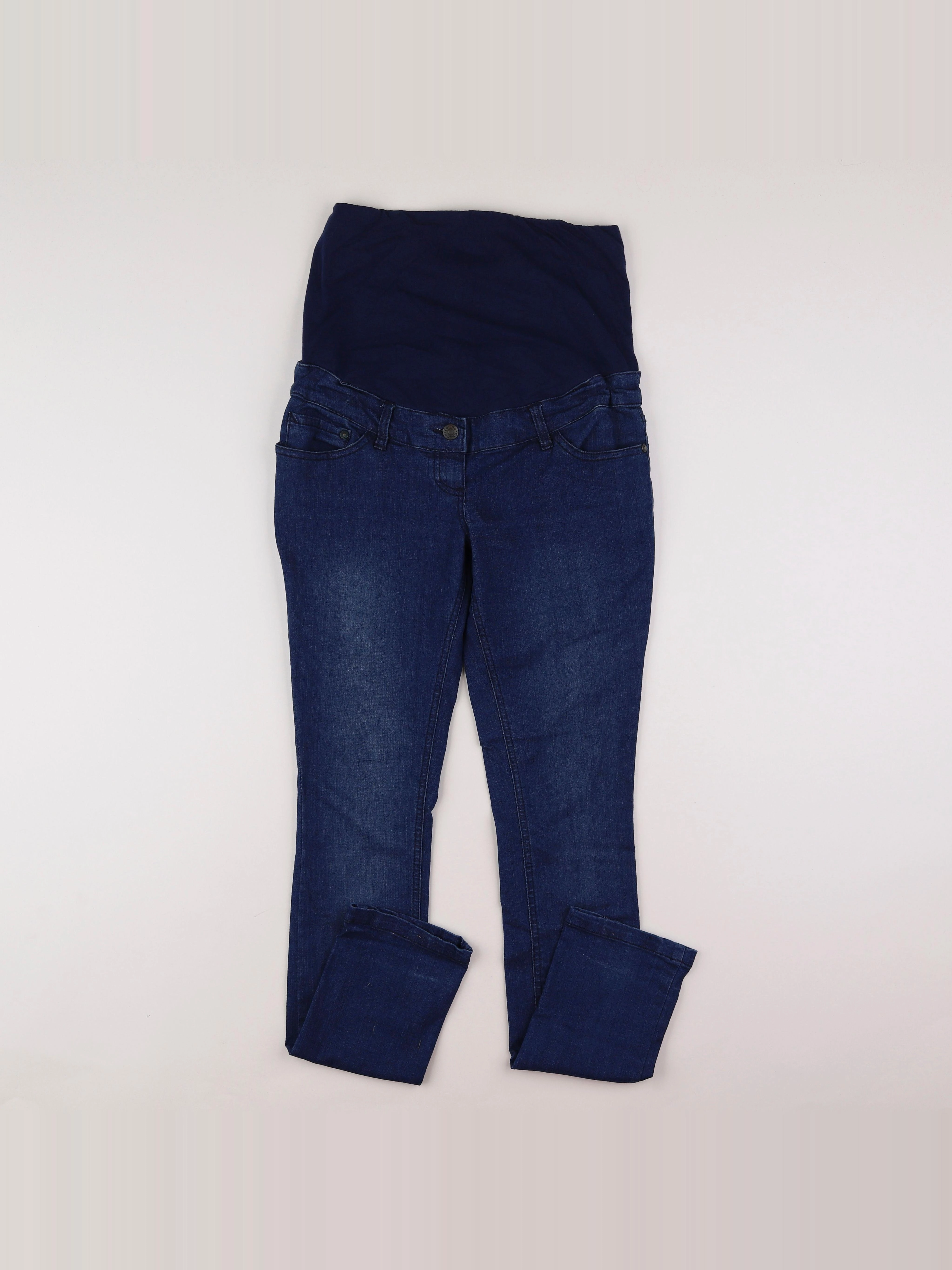 Vertbaudet - jean grossesse bleu - 34