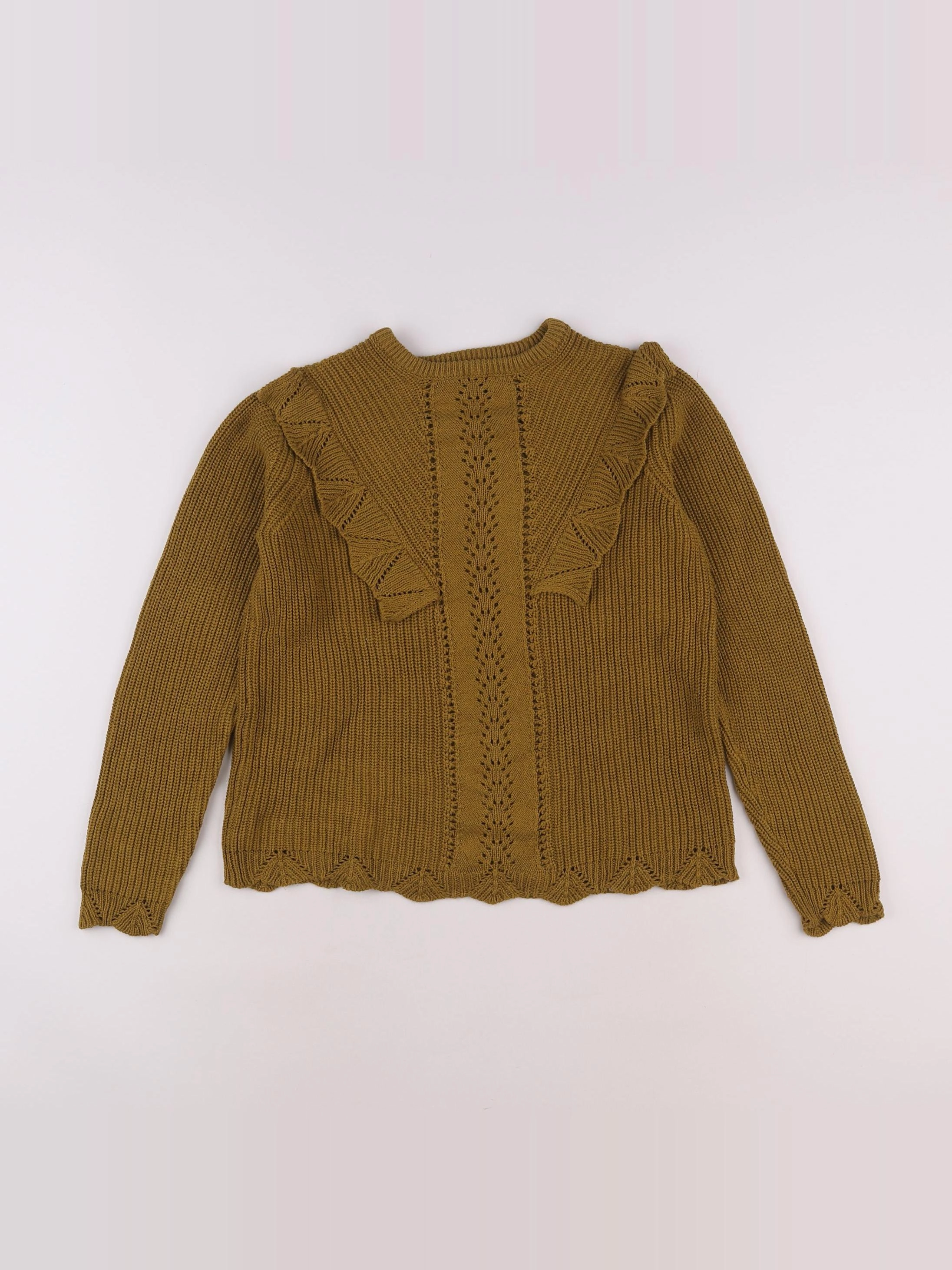 Vertbaudet - pull jaune - 12 ans
