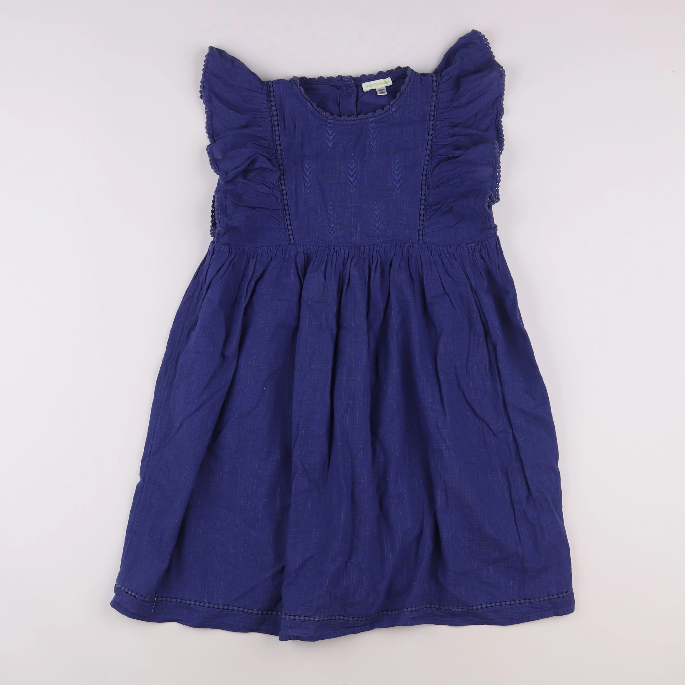 Vertbaudet - robe bleu - 10 ans